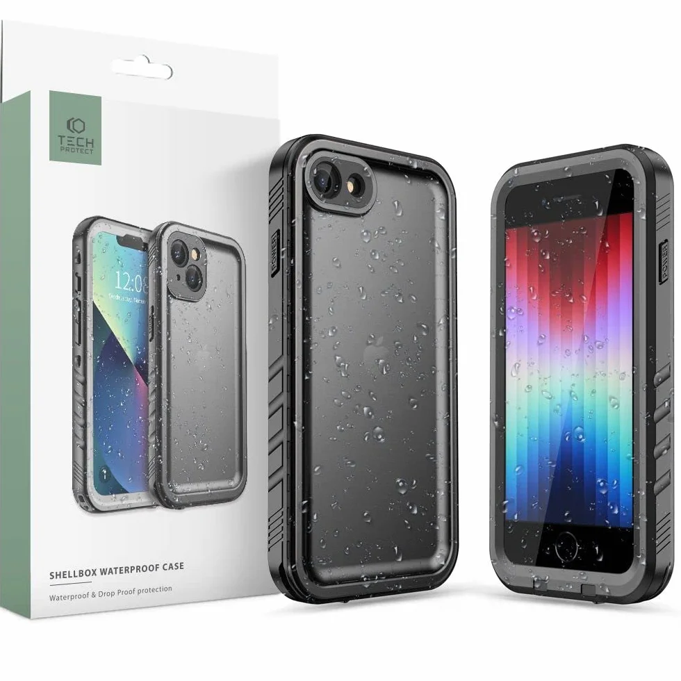 TECH-PROTECT SHELLBOX IP68 IPHONE 7/8 / SE 2020/2022 BLACK