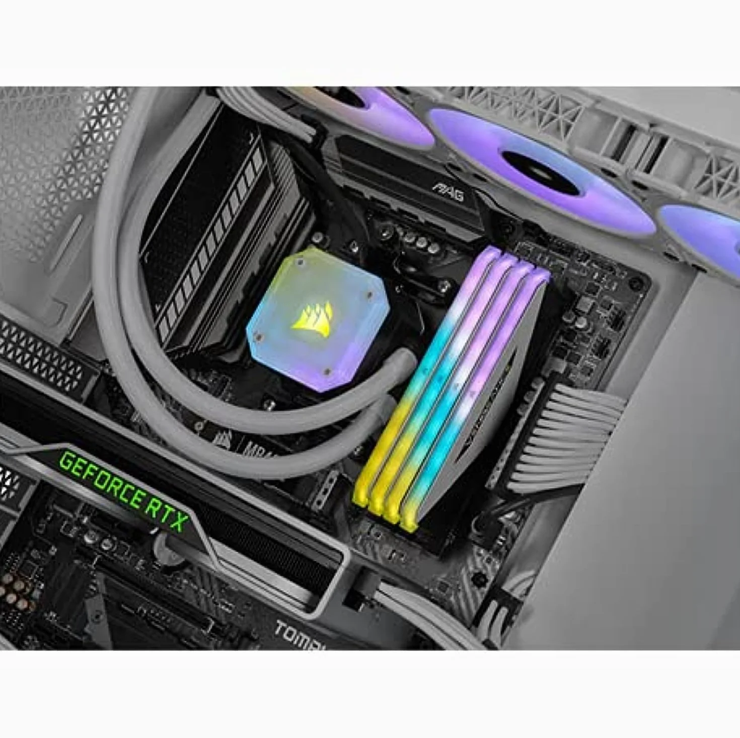 Corsair Vengeance RGB RT 16GB DDR4 3200MHz C16 pamięć stacjonarna biała