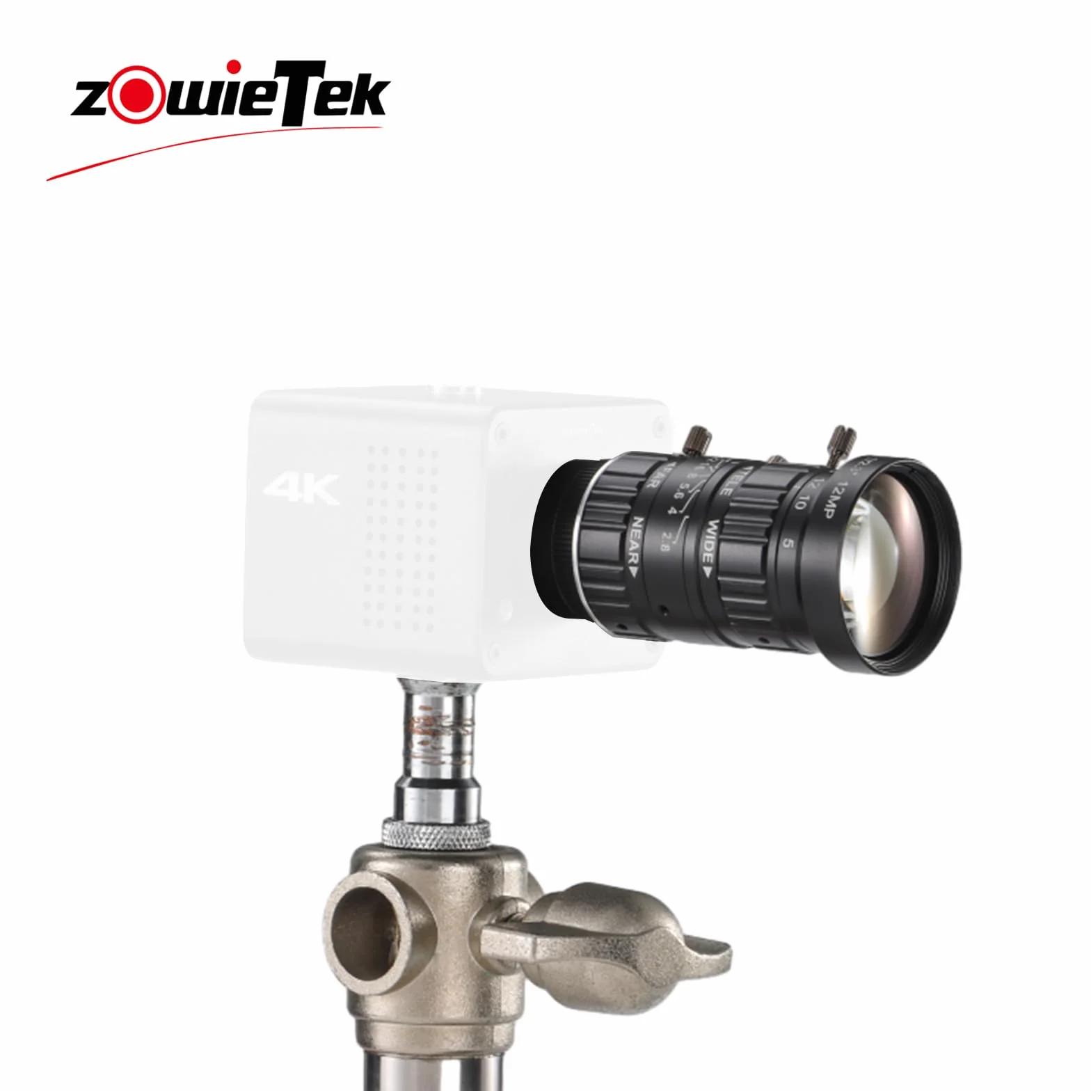 Zowietek Obiektyw zmiennoogniskowy o niskim zniekształceniu, 5-50 mm, 12 MP, z adapterem C-CS, do montażu ZowieCAM POV CS/C, kamery IMX477 Raspberry Pi HQ, przemysłowy obiektyw teleskopowy, ręczne