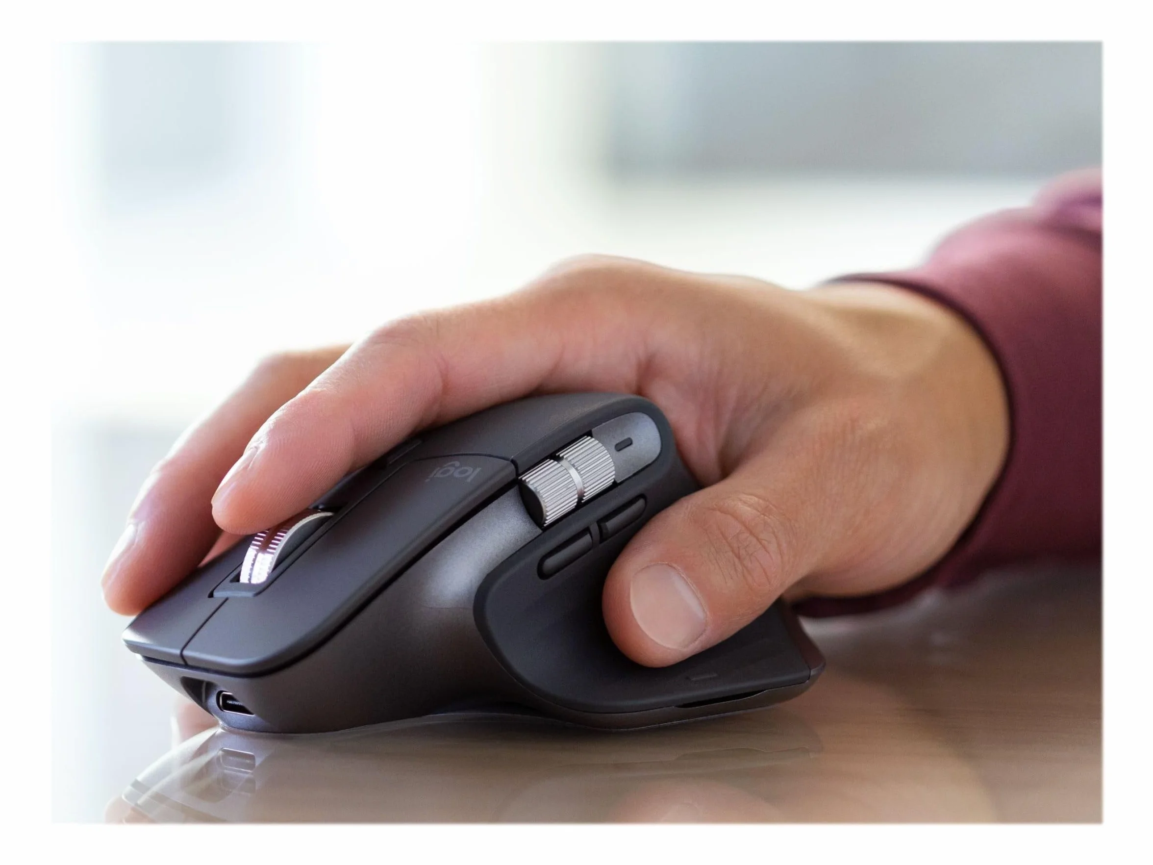 Logitech Mx Master 3S Mysz Bezprzewodowa, Czarny