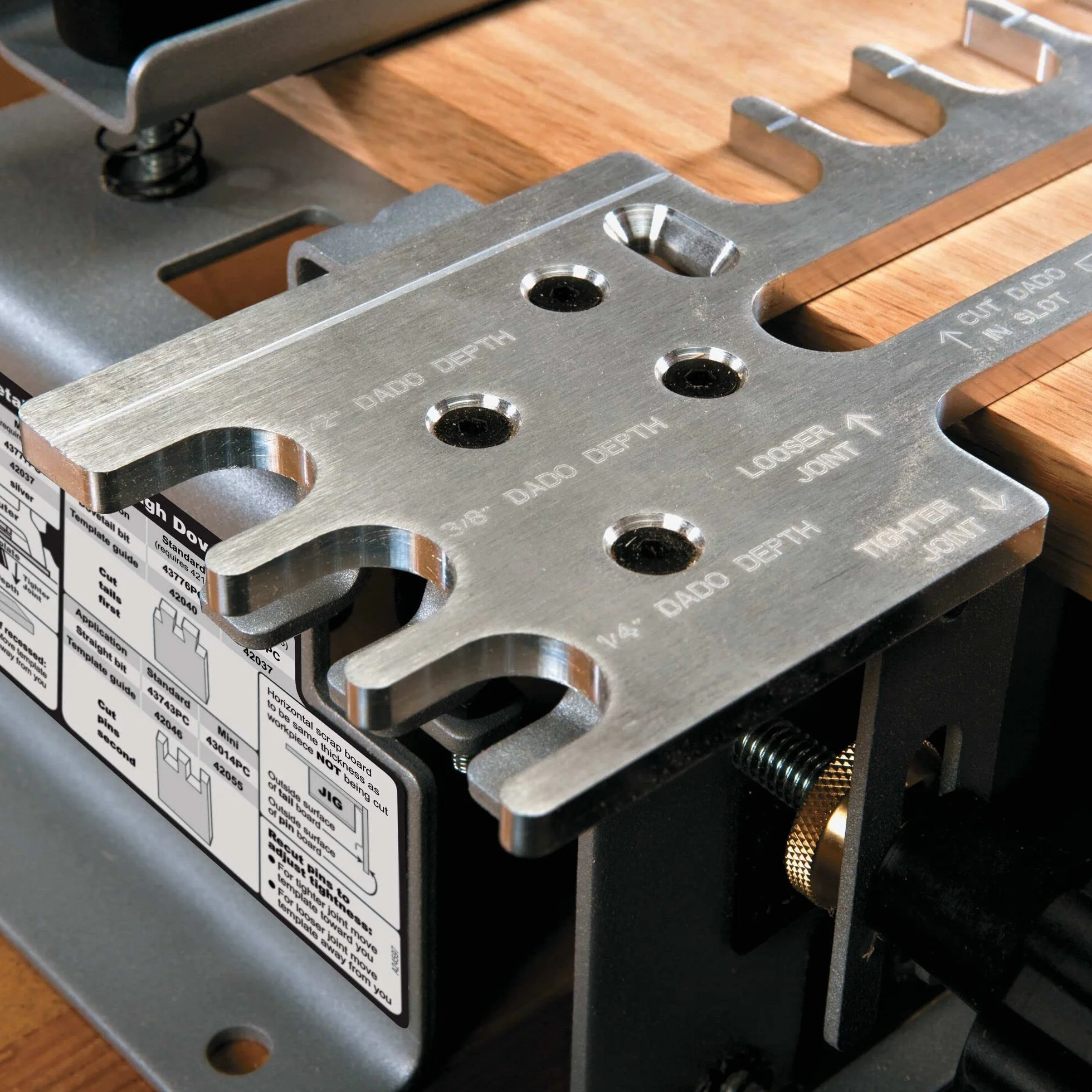 PORTER-CABLE 4216 Super Jig - przyrząd do jaskółczy ogon (4215 z mini zestawem szablonów)
