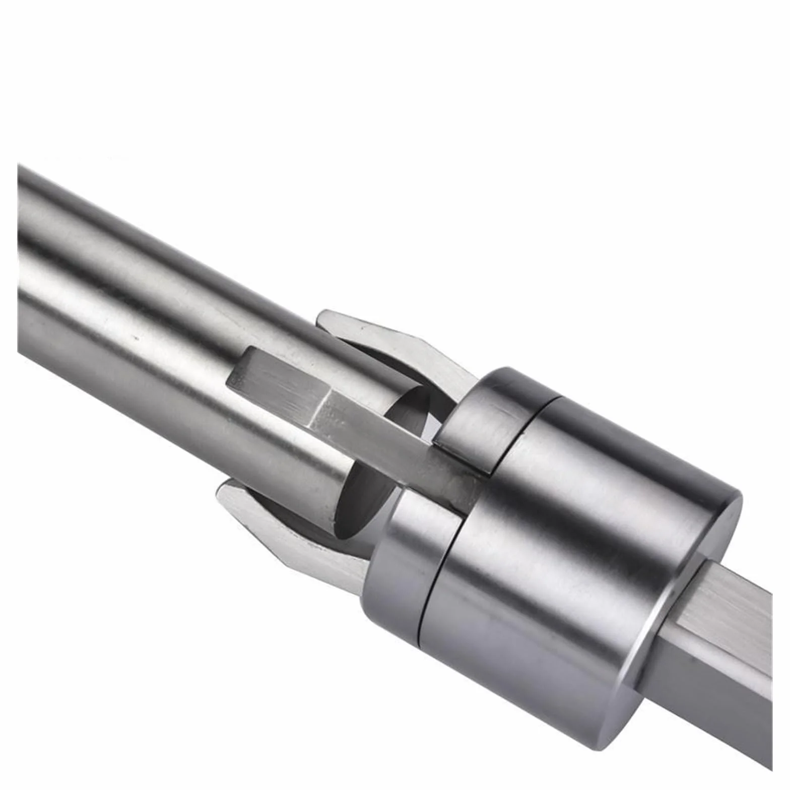 Ściągacz tylny z trzema pazurami 16/20/25/32mm automatyczny kwadratowy pręt okrągły 3 szczęki tokarki CNC ściągacz wsteczny do narzędzia do rysowania tokarki (Color : 25x25mm Round Bar)