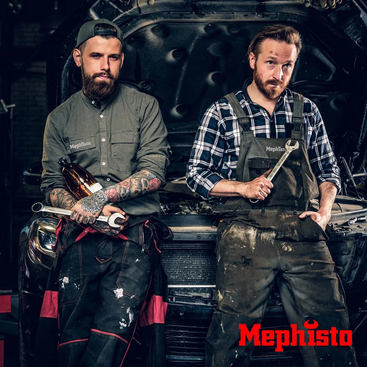 Mephisto Wkładka narzędziowa zestaw narzędzi Pro Line wkładka do wózka warsztatowego wygięte podwójne klucze oczkowe, zestaw kluczy płasko-oczkowych, zestaw 40-częściowy, metryczny, w zestawie miękka