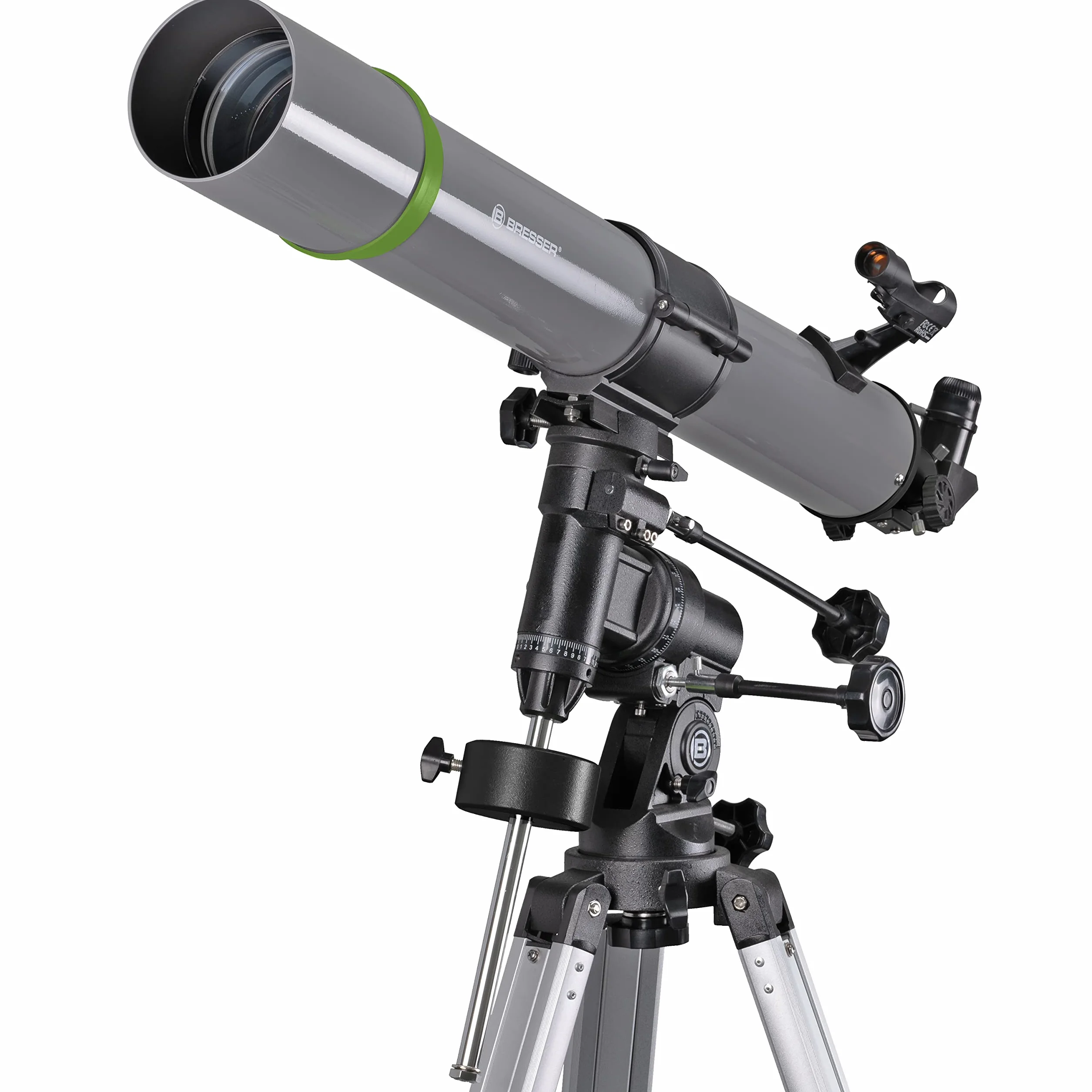 Bresser 90/900 EQ3 Teleskop Astronomiczny Czarny Szary