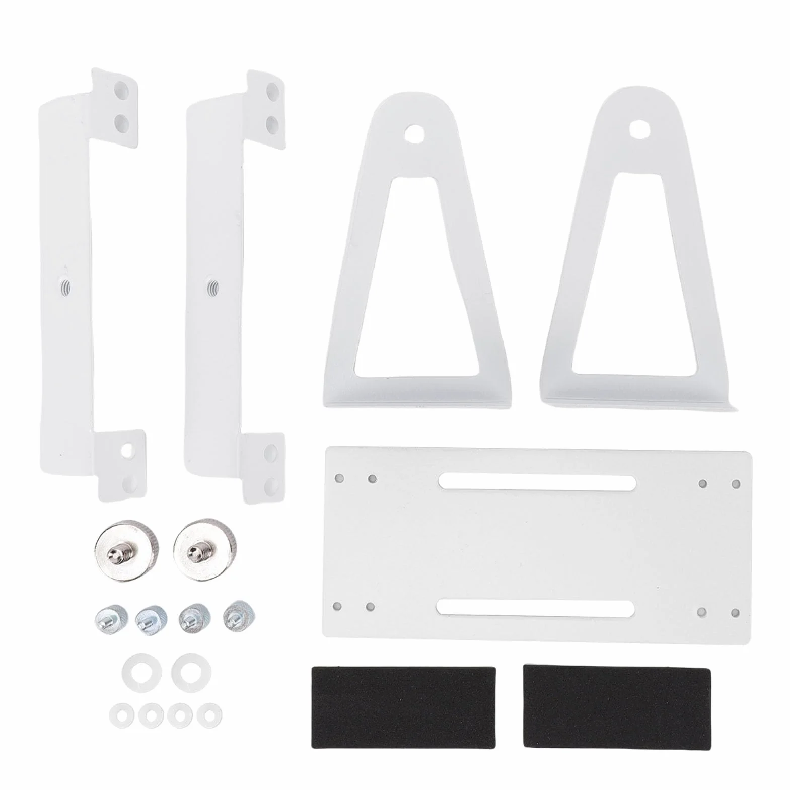 Denash Bardzo Wszechstronny Stojak na Wentylator Komputera PC z Obrotowym o 360 Stopni Uniwersalnym Uchwytem na Wentylator do Wentylatorów 120 Mm 140 Mm, Solidny Wspornik ze Stopu (WHITE)