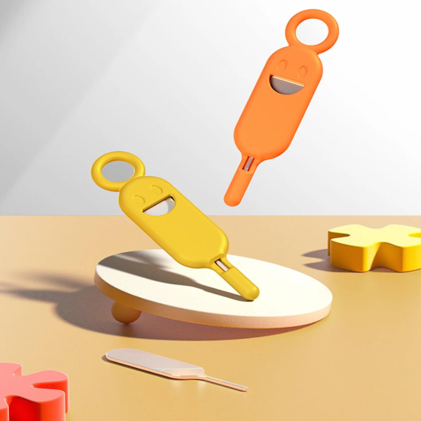 Adapter karty SIM 2 sztuki, Pop-Up Pin, uniwersalny, kompatybilny z telefonami i tabletami