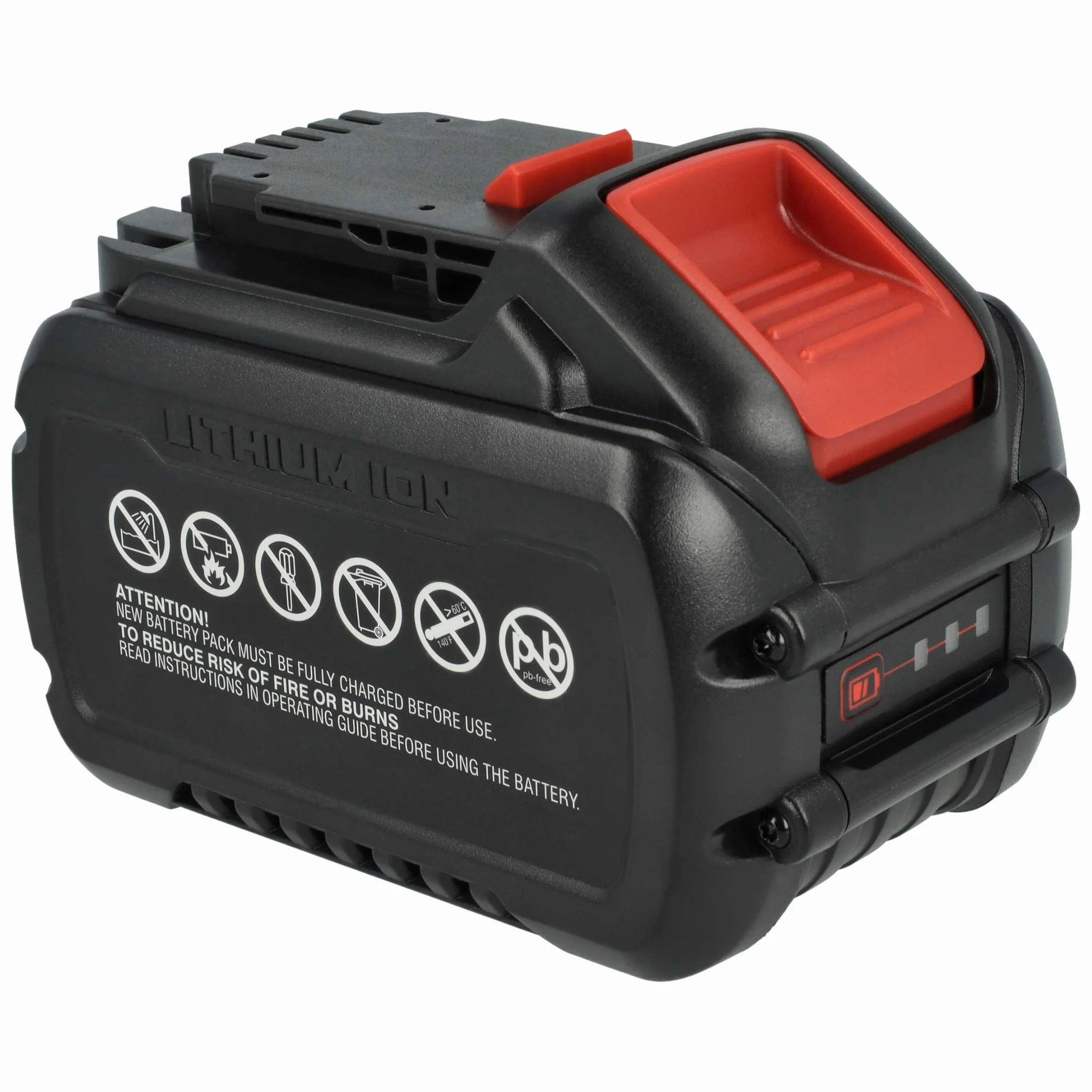 vhbw 1 x bateria kompatybilna z Dewalt DCD790S2, DCD791D2, DCD785L2, DCD790D2, DCD791, DCD790 elektronarzędzia (12000 mAh, Li-Ion, 20 V / 60 V)