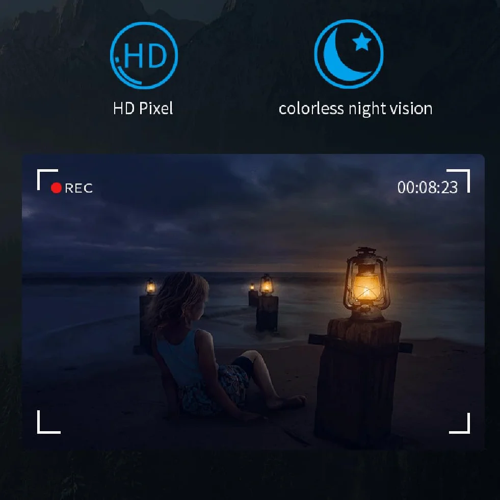 Mini kamera HD1080P noktowizor na podczerwień rejestrator ruchu z klipsem