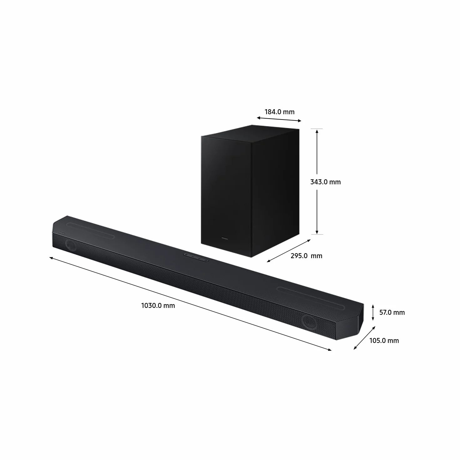 SAMSUNG Sound Bar HW-Q600C/ZF 3.1.2 kanałów Dolby Atmos DTS:X Q-Symphony Gen II