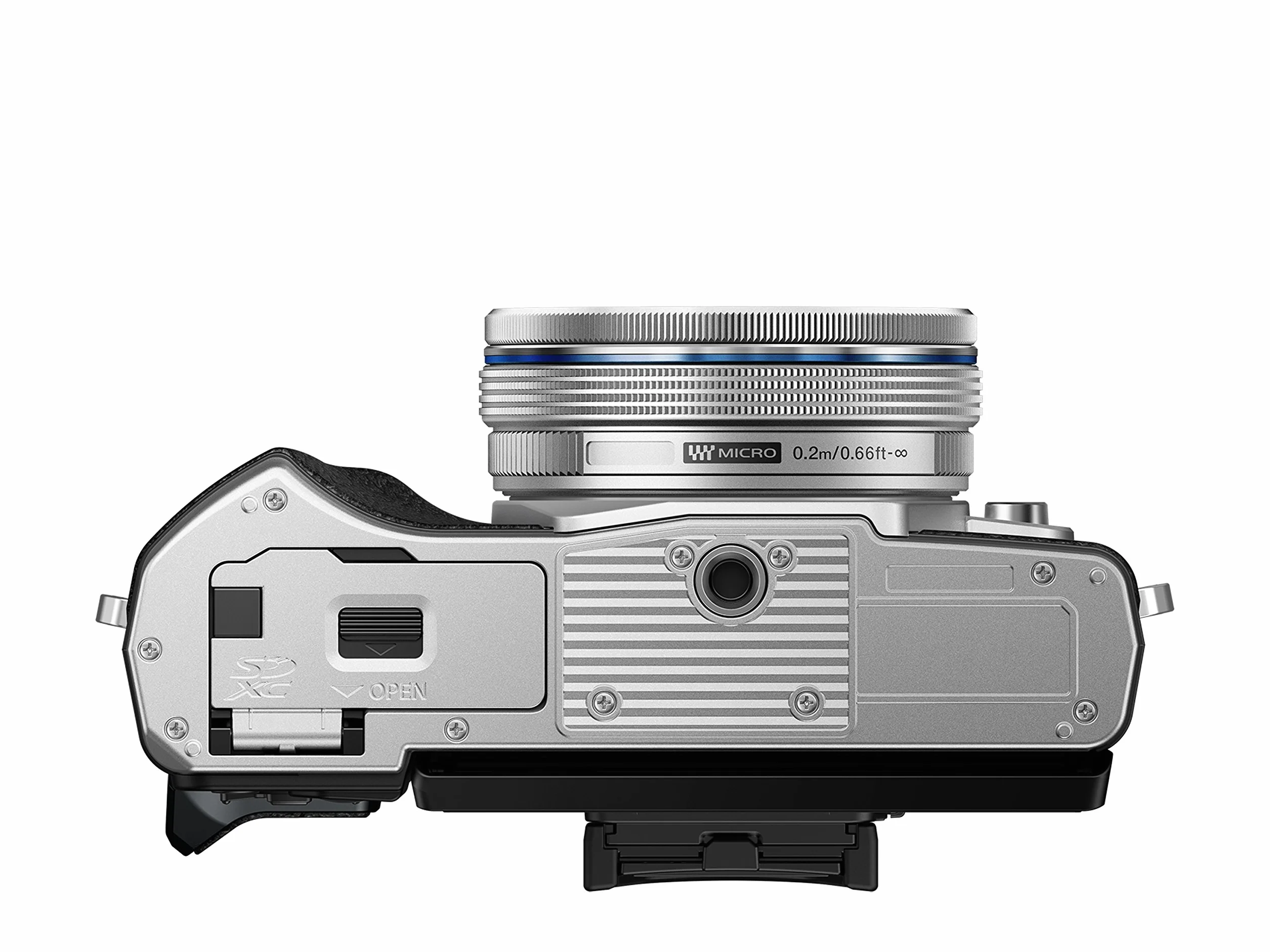 Olympus OM-D E-M10 Mark III Kit, Micro Four Thirds aparat systemowy (16 megapikseli, stabilizator obrazu, wizjer elektroniczny, wideo 4K) + M.Zuiko obiektyw zmiennoogniskowy 14-42 mm EZ, srebrny