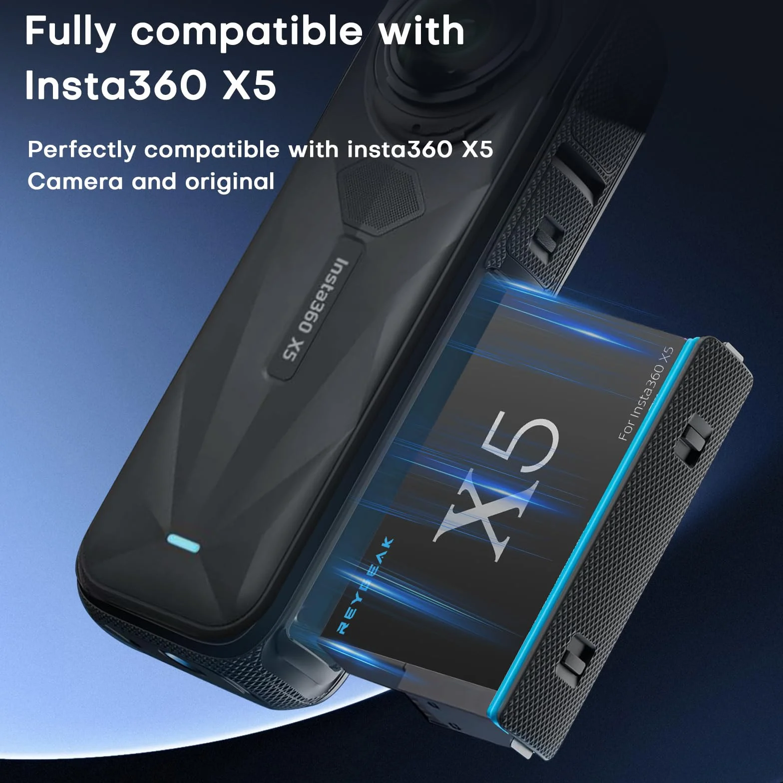 Akumulator litowy do Insta-360 X5 2 x 2800 mAh z ładowarką
