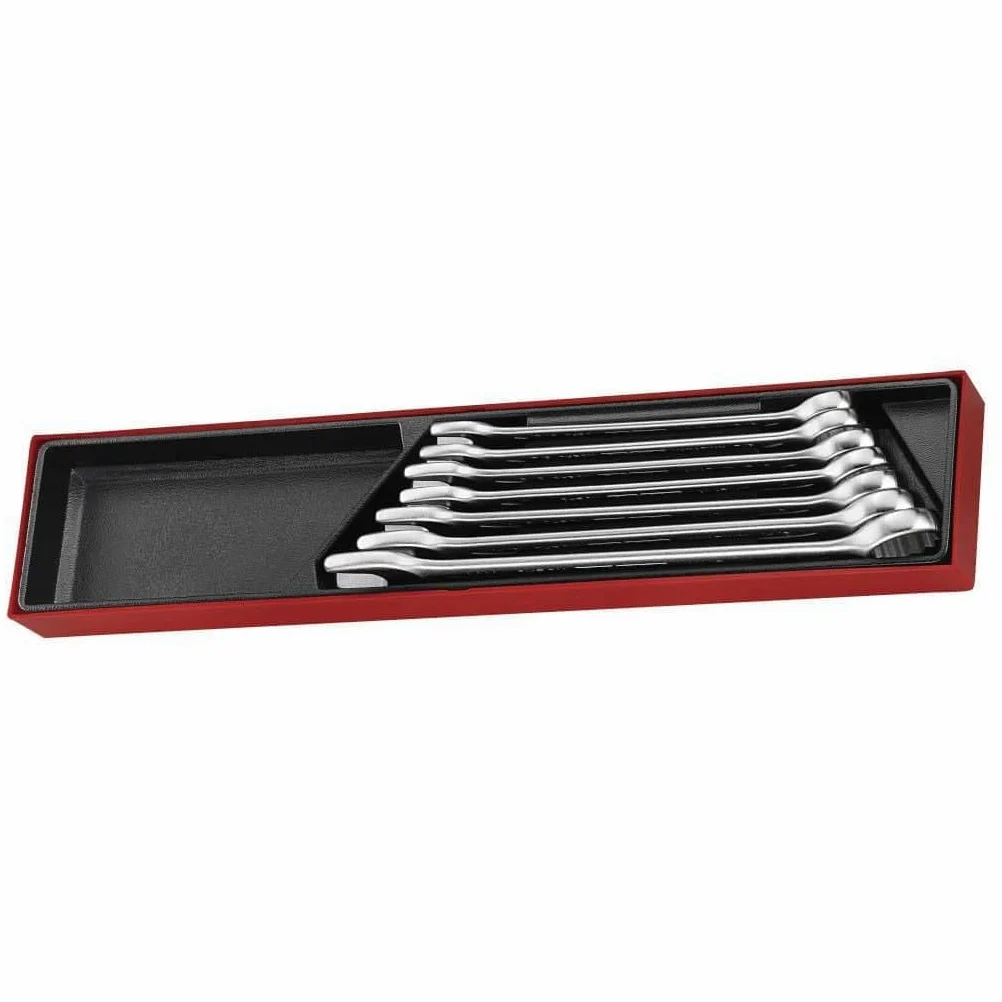 Tengtools TTX2640 zestaw kluczy płasko-oczkowych, 7-częściowy