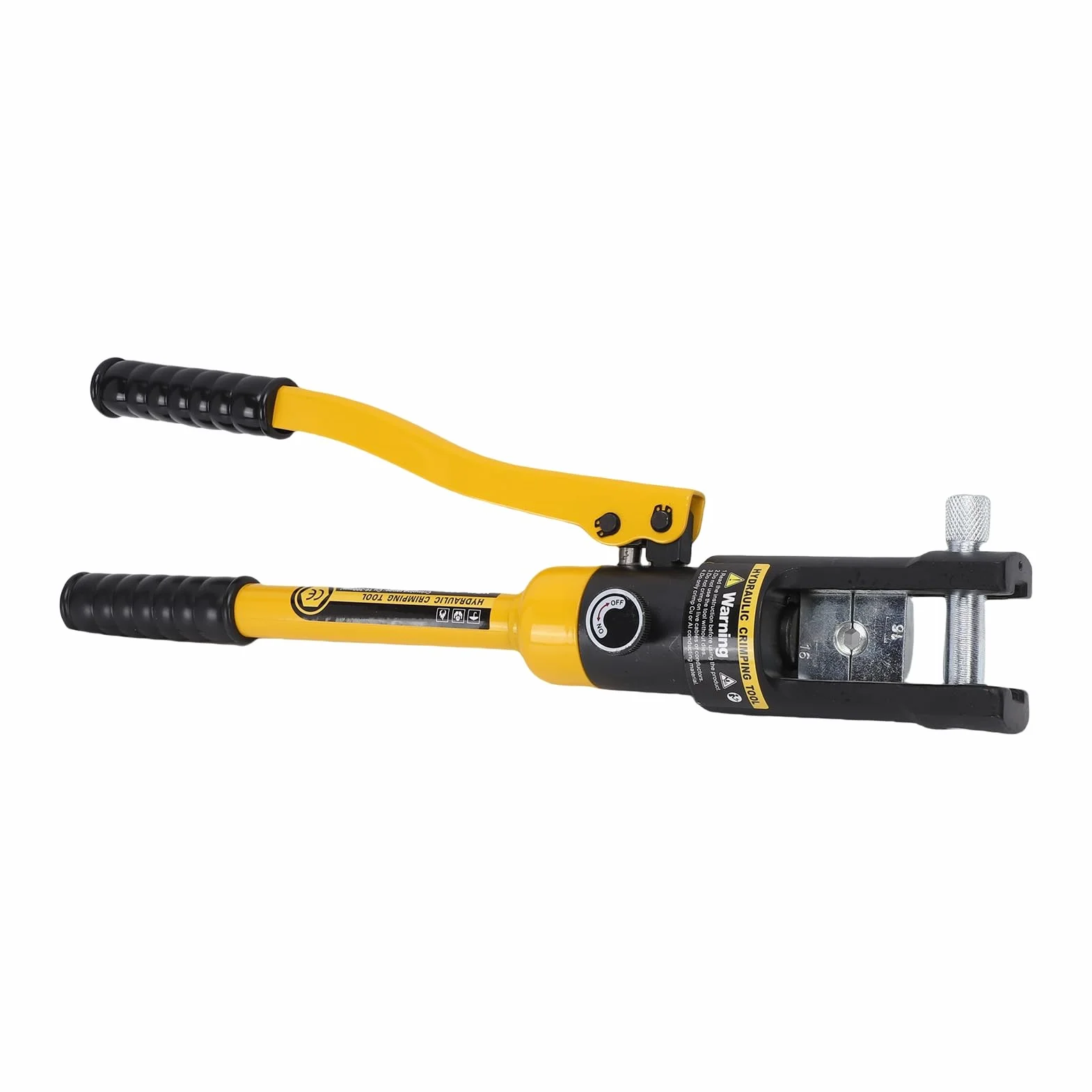 Hydrauliczne Narzędzie do Zaciskania 16T, Hydrauliczna Zaciskarka do Końcówek Kablowych od 16 AWG 300 MCM z 11 Parami Matryc, Hydrauliczna Zaciskarka Drutu
