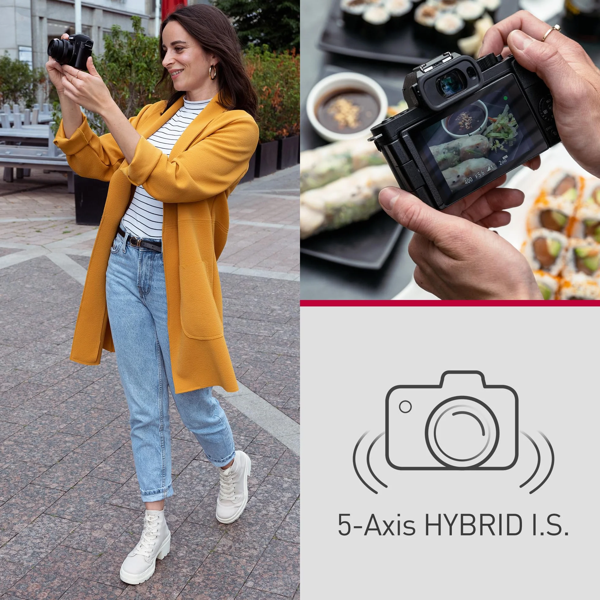 Panasonic Lumix DC-G100DVEGK Mikro kamera bez lustra 20.3MP 4K 30p FHD 60 z obiektywem 12-32mm F3.5-5.6