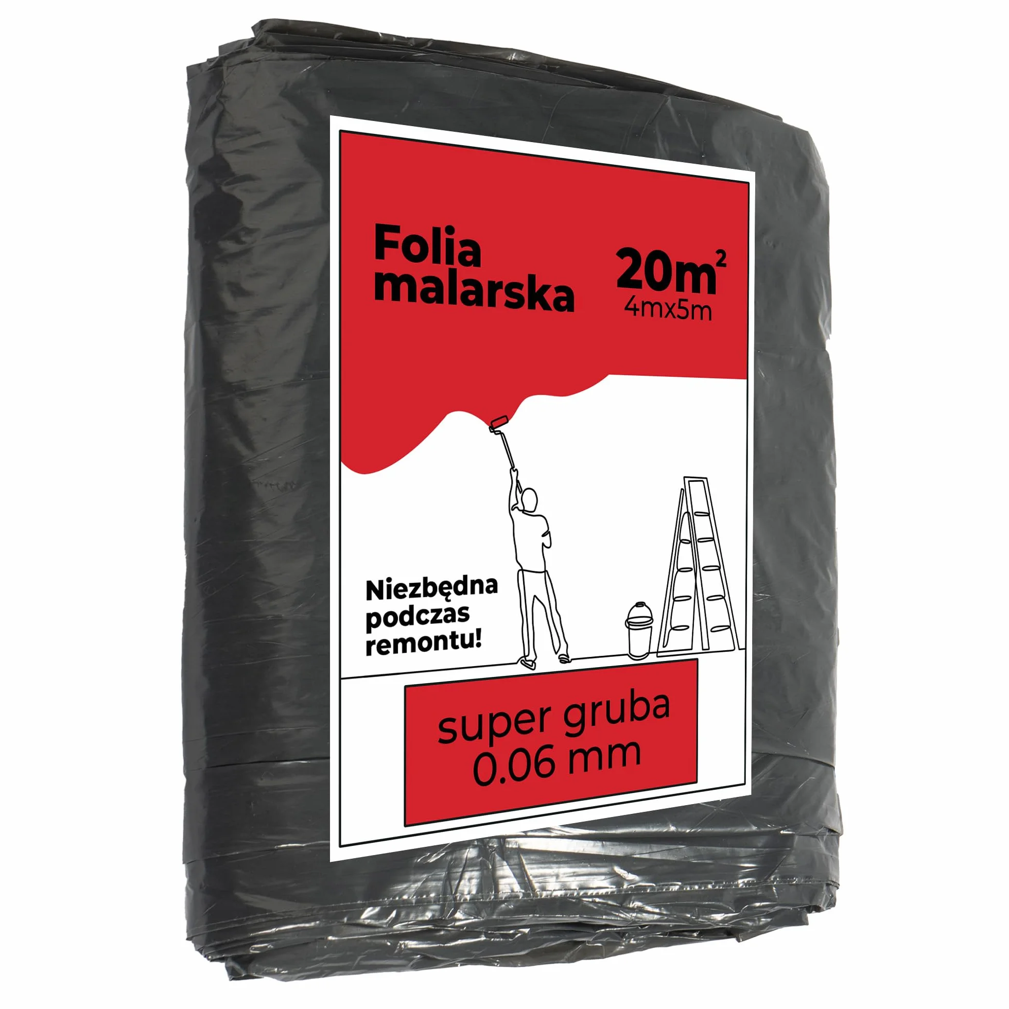 Folia Malarska Mocna 4X5M 0,3 60My