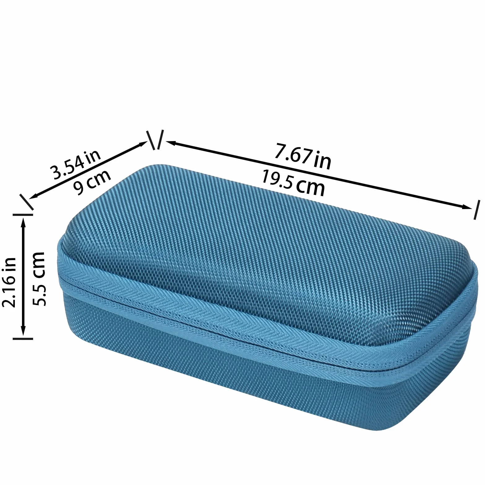 co2CREA Twarde etui zamiennik do Power Bank 65 W 20000 mAh przenośna ładowarka do laptopa szybkie ładowanie akumulatora, niebieskie etui