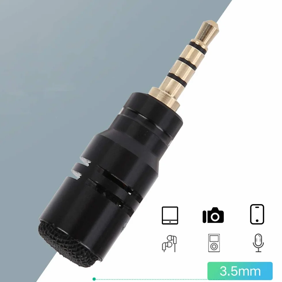 Topiky Mini mikrofon EY-630A pojemnościowy wysoka czułość przenośny jack 3,5 mm do smartfonów