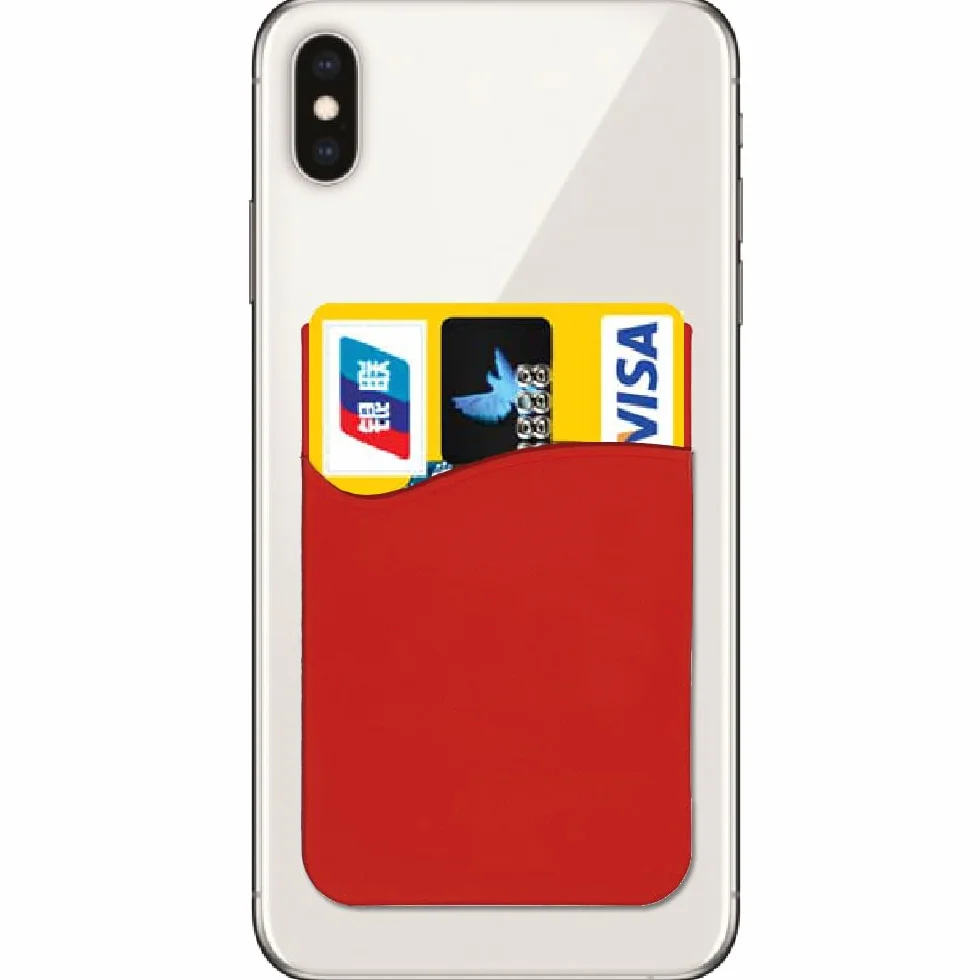 FYISWHO Uniwersalny uchwyt na karty do Asus Zenfone 10 9 8 8z, silikonowe etui na karty kredytowe