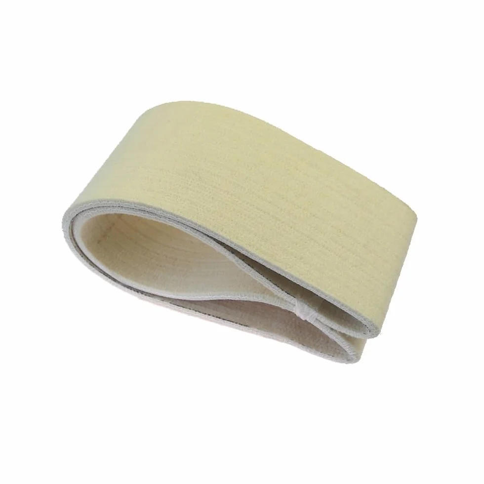 1-częściowy pas szlifierski z filcu wełnianego 762 x 25 mm do polerowania lustrzanego rur ze stali nierdzewnej(915 x 100mm)