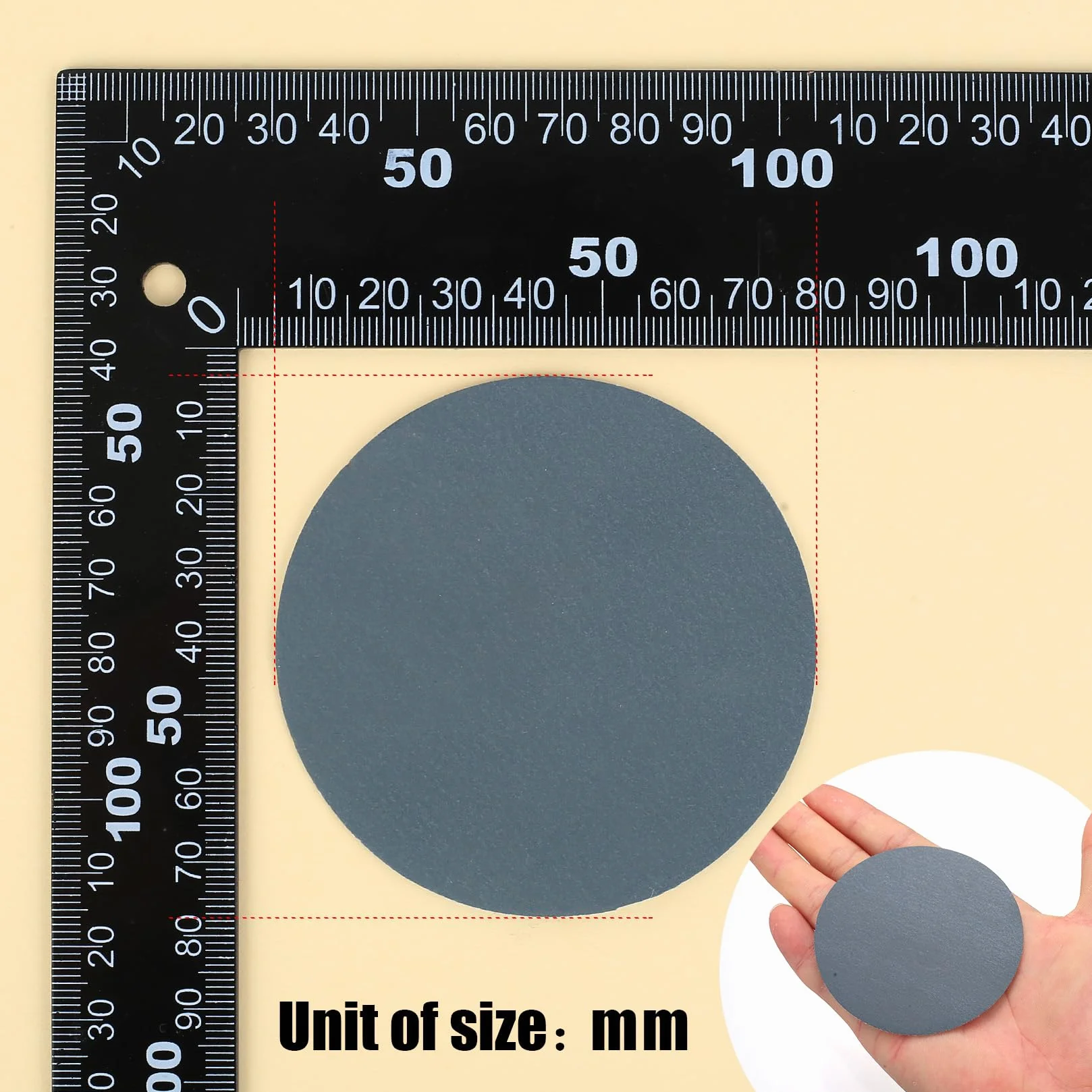 30 x tarcze szlifierskie 75 mm na rzep, okrągły papier ścierny 75 mm na rzep, tarcze szlifierskie do szlifierek oscylacyjnych, papier ścierny, ziarnistość 1000 1500 2000 2500 3000 5000