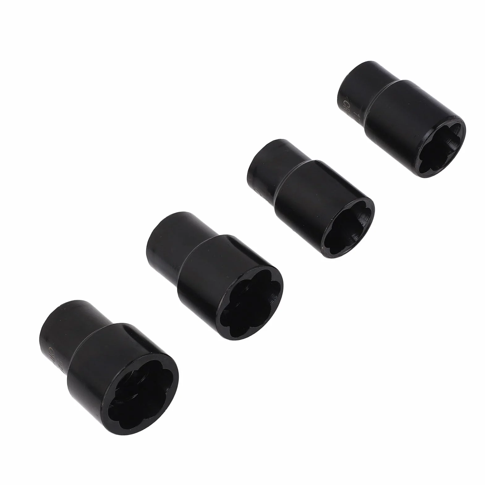 Zestaw nasadek skrętnych Wykrętaki do śrub z nakrętką koła blokującego 17 mm 19 mm 21 mm 22 mm Nasadka do wygodnego usuwania nakrętek z końcówką