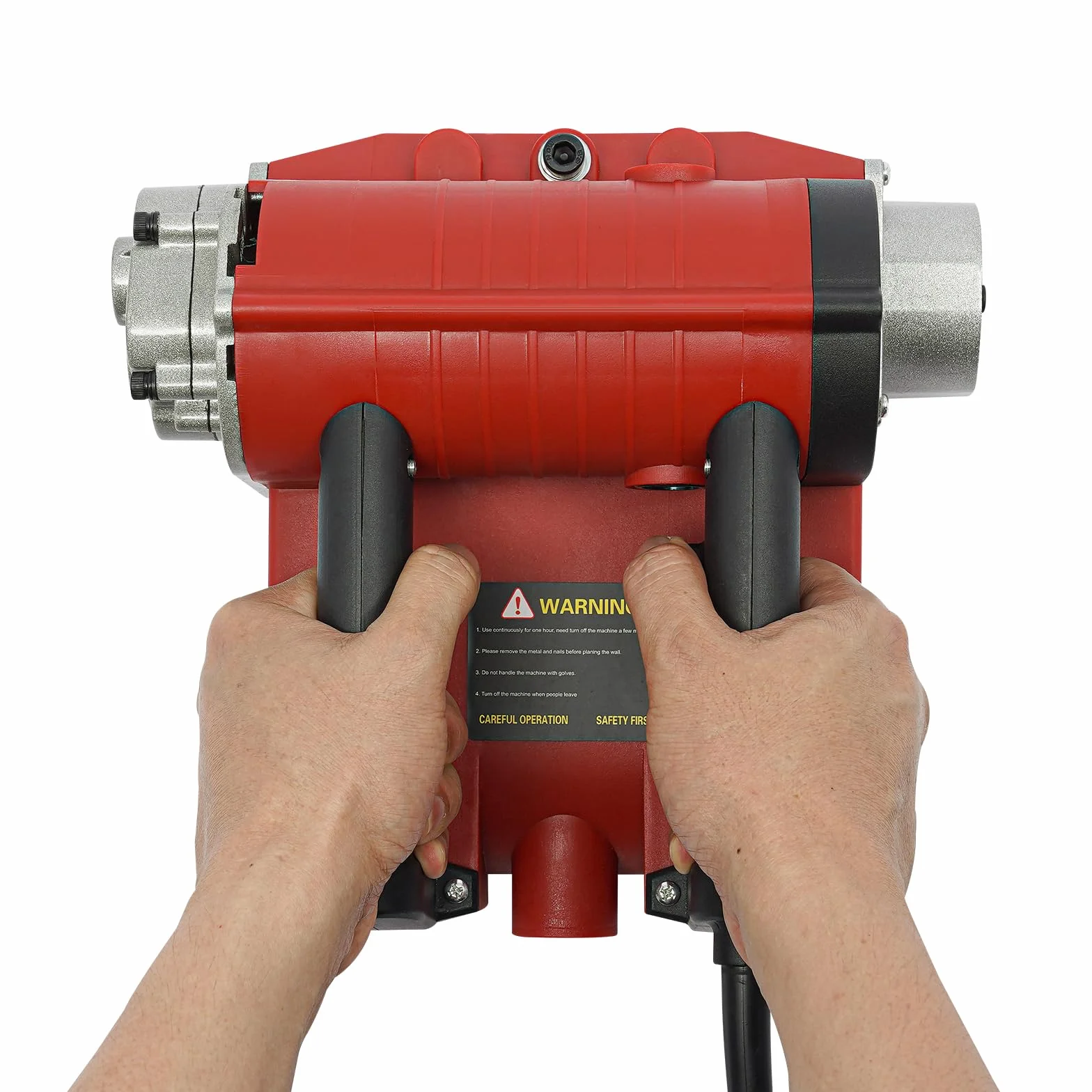 Elektryczna strugarka ścienna, strug elektryczny, strug ręczny 4580 W, 3500 obr./min, przenośna strug elektryczny, regulowana głębokość cięcia 1-4 mm, frezarka do betonu