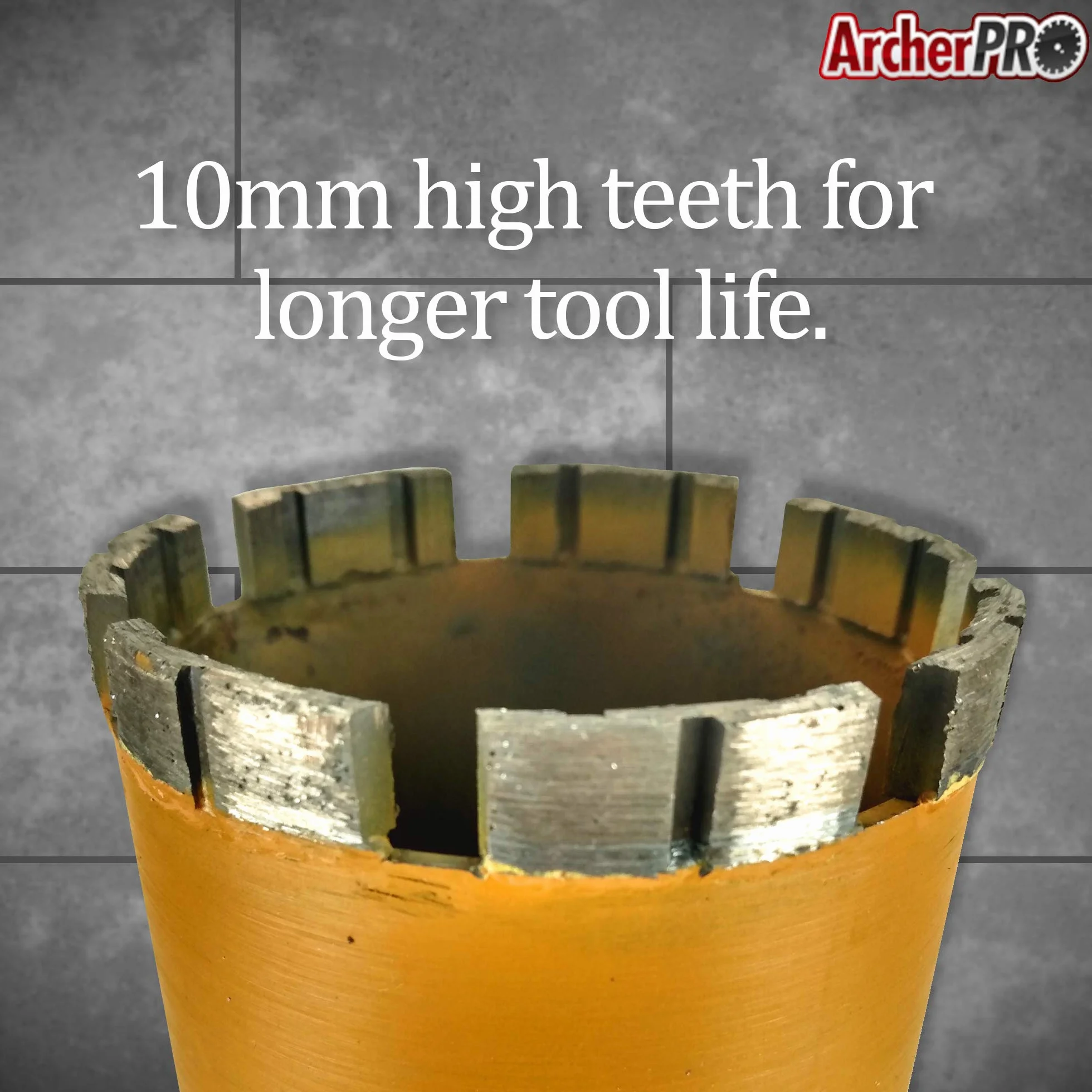 Archer PRO 2-1/4" diamentowe wiertła rdzeniowe turbo rdzeniowe do wiercenia betonu
