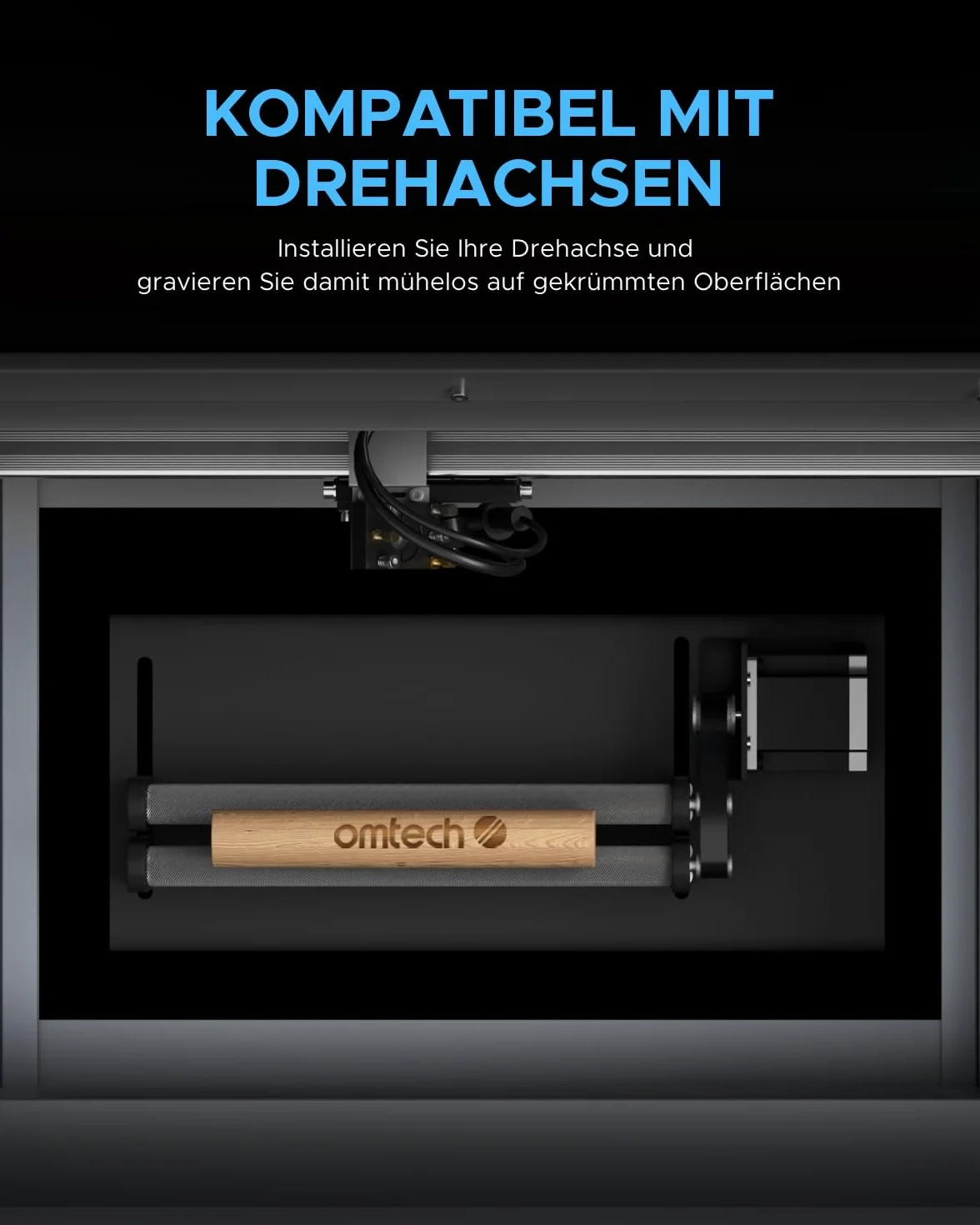 OMTech CO2 laserowa maszyna do grawerowania K40+ 30 x 20 cm, CO2, 40 W, 20 x 12", do grawerowania laserowego GRBL z 2 x laserowym proszkiem do znakowania metalu