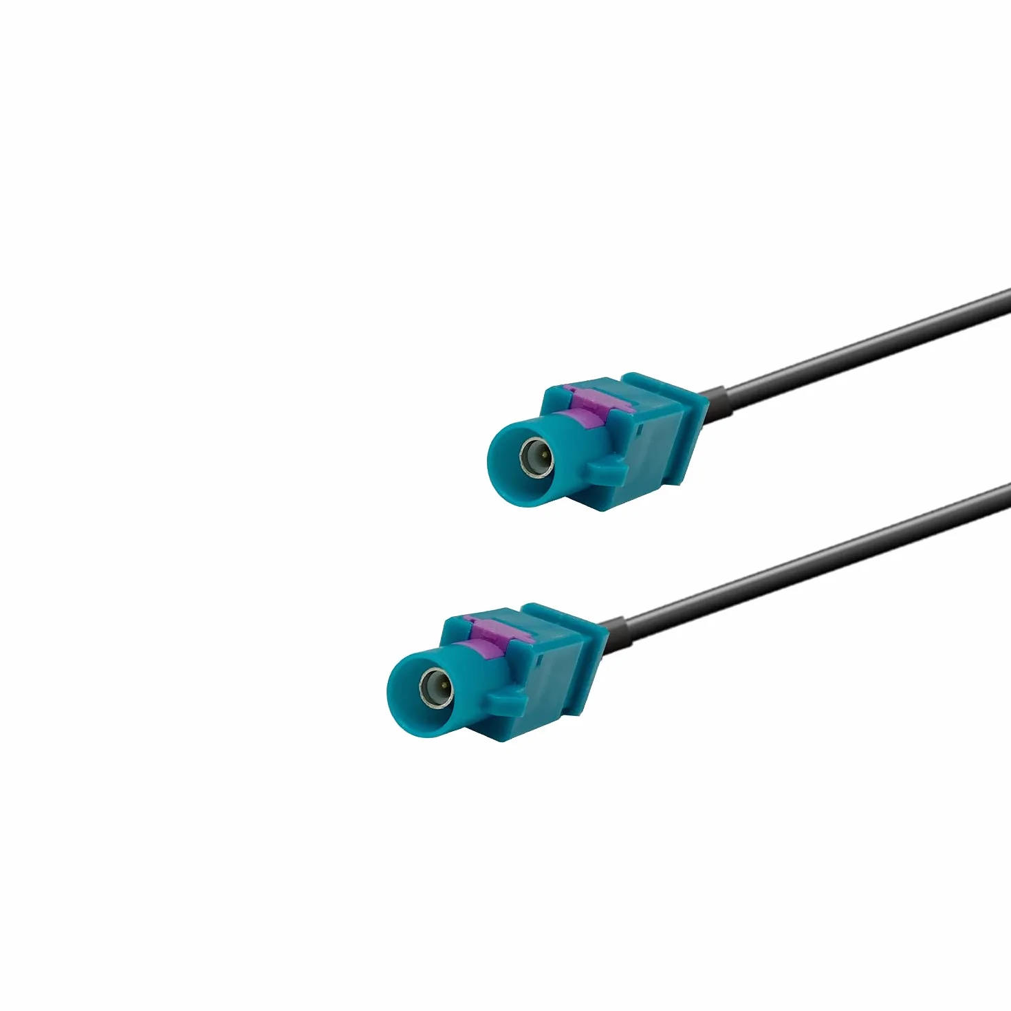 Vecys Kabel Rozgałęźnik DIN Męski do Podwójnego Fakra Z Męskiego Kabel Rozgałęźnik Anteny Radia Samochodowego Wtyk Fakra Z do Wtyku DIN RG174 39CM/15IN do Anteny Radia Samochodowego AM/FM