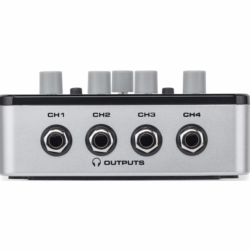 Samson QH4 mini wzmacniacz słuchawkowy z 4 kanałami, czarny,