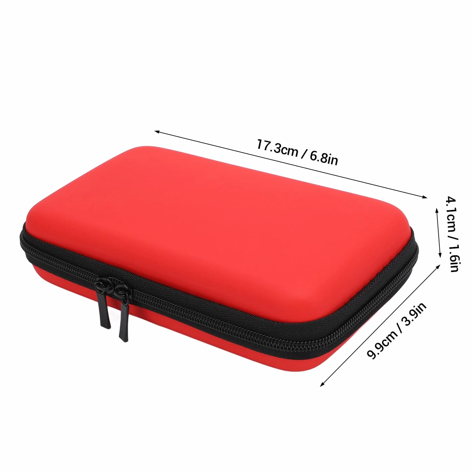 Połączenie Nintendonew Nowe 2DS XL, 2DS LL, New 3DS, 3DS Console, Hard Ochronne Turs Travel Case z 8 Kasetami Gier, przenoś (czerwony)