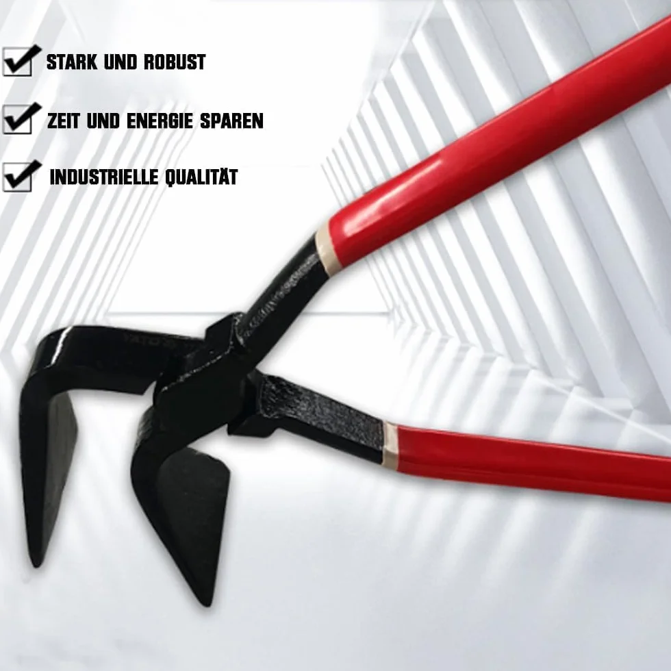 6-częściowy zestaw zacisków Cr-Mo Steel (L-280 mm | HRC 30-35 | 0° 45° 90°) + nożyce do blachy (L-250 mm | HRC 56-62 | lewe i prawe cięcie) szczypce do gięcia do blachy, dekarzy, hydraulików, szczypce