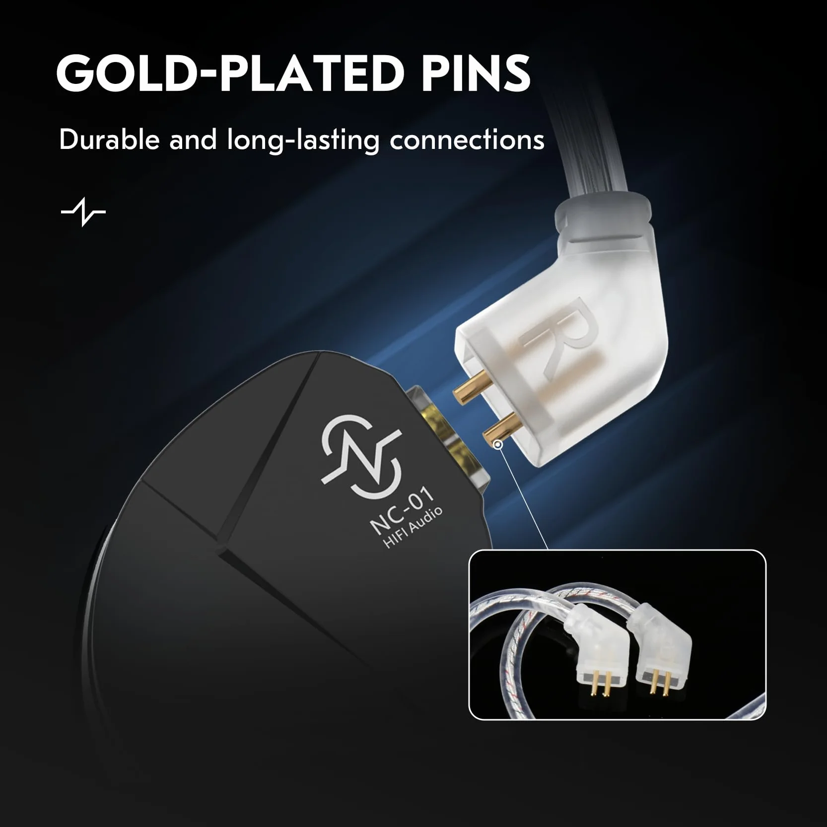 CCZ C03 kabel USB-C IEM z mikrofonem 4N posrebrzany OFC QDC Pin DAC Chip 120 cm In-Ear Monitor kabel do KZ ZSN PRO X, ZS10 PRO, ZS10 PRO X, ZS12 PRO X, EDX PRO, Castor, KBEAR Storm