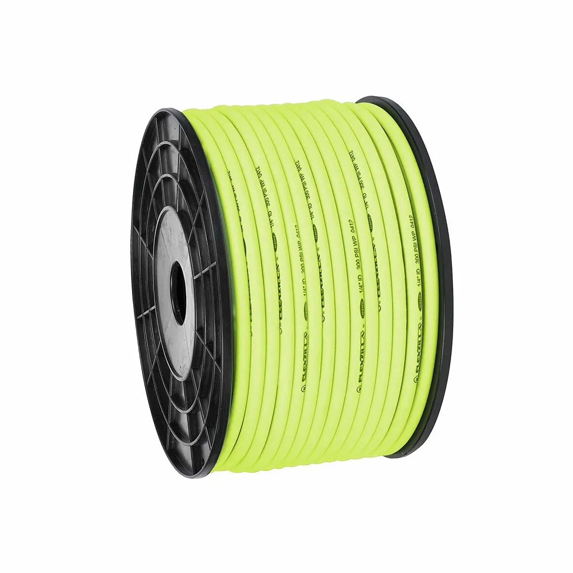 Flexzilla Pro wąż powietrza, luzem plastikowa szpula, 1/4 cala x 60 m, wytrzymały, lekki, hybrydowy, ZillaGreen - HFZ14250YW