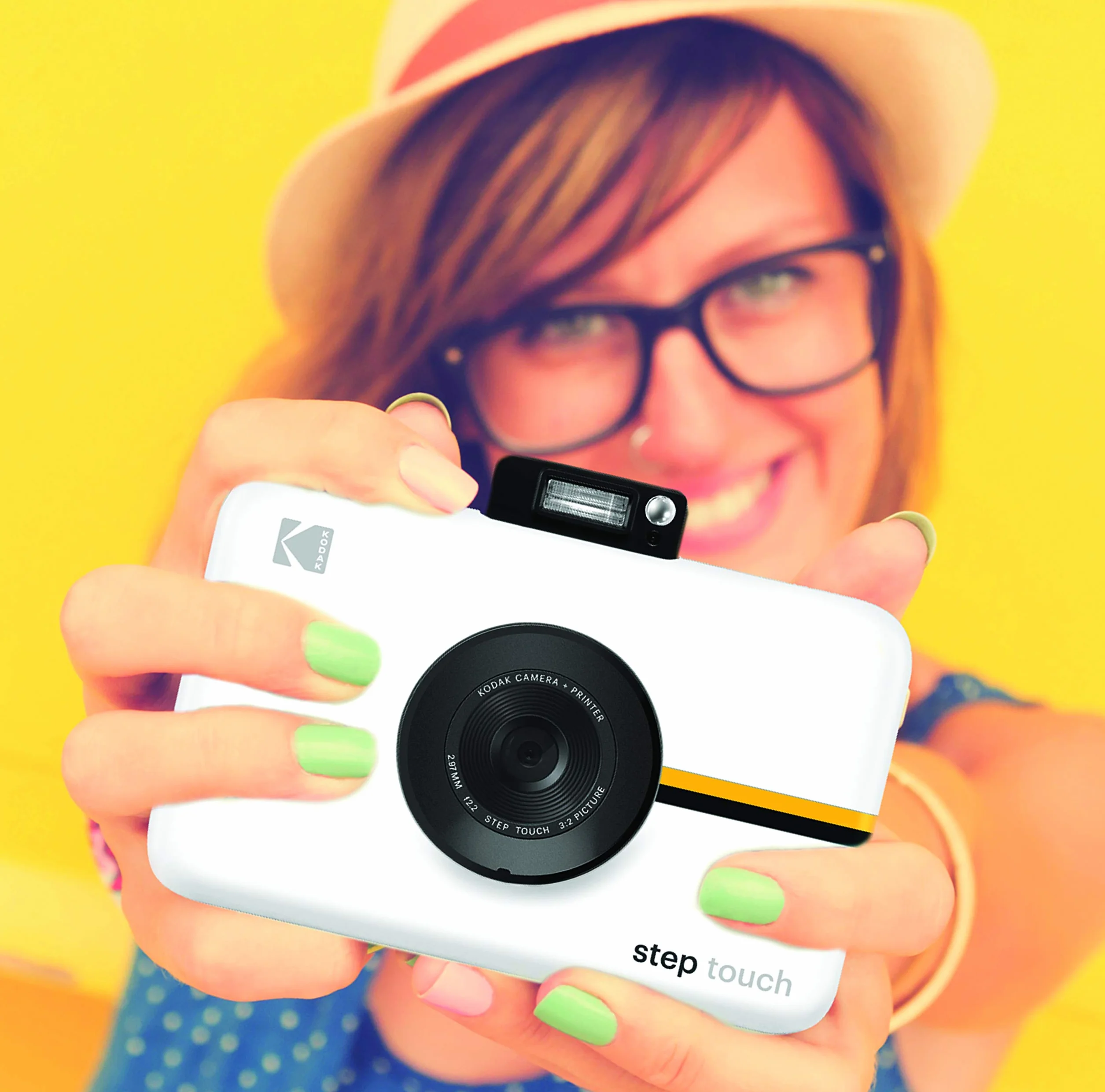 KODAK Step Touch Aparat błyskawiczny 3,5-calowy ekran dotykowy LCD czarny Bluetooth ZINK wideo HD 1080p
