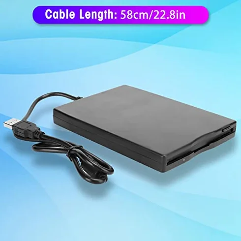Przenośny Czytnik Dyskietek USB 3,5 Cala, Zewnętrzna Stacja Dyskietek do Laptopa