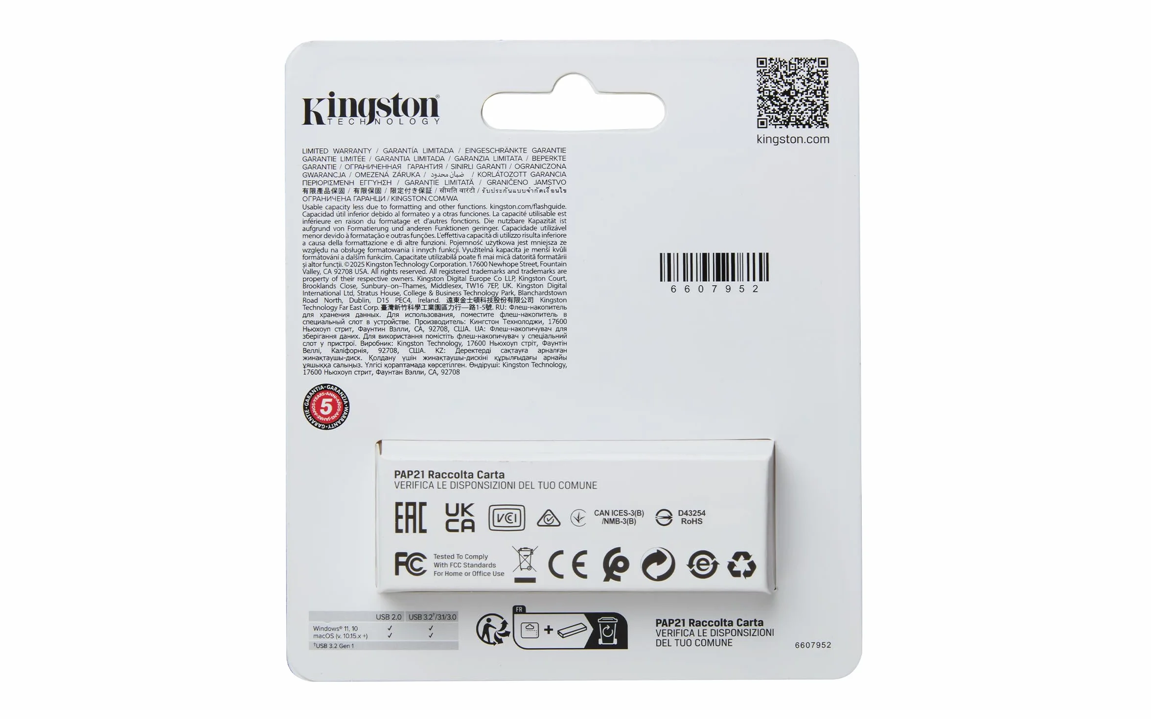 Kingston DataTraveler Exodia S 64GB USB 3.2 Gen 1 Type A Czarny