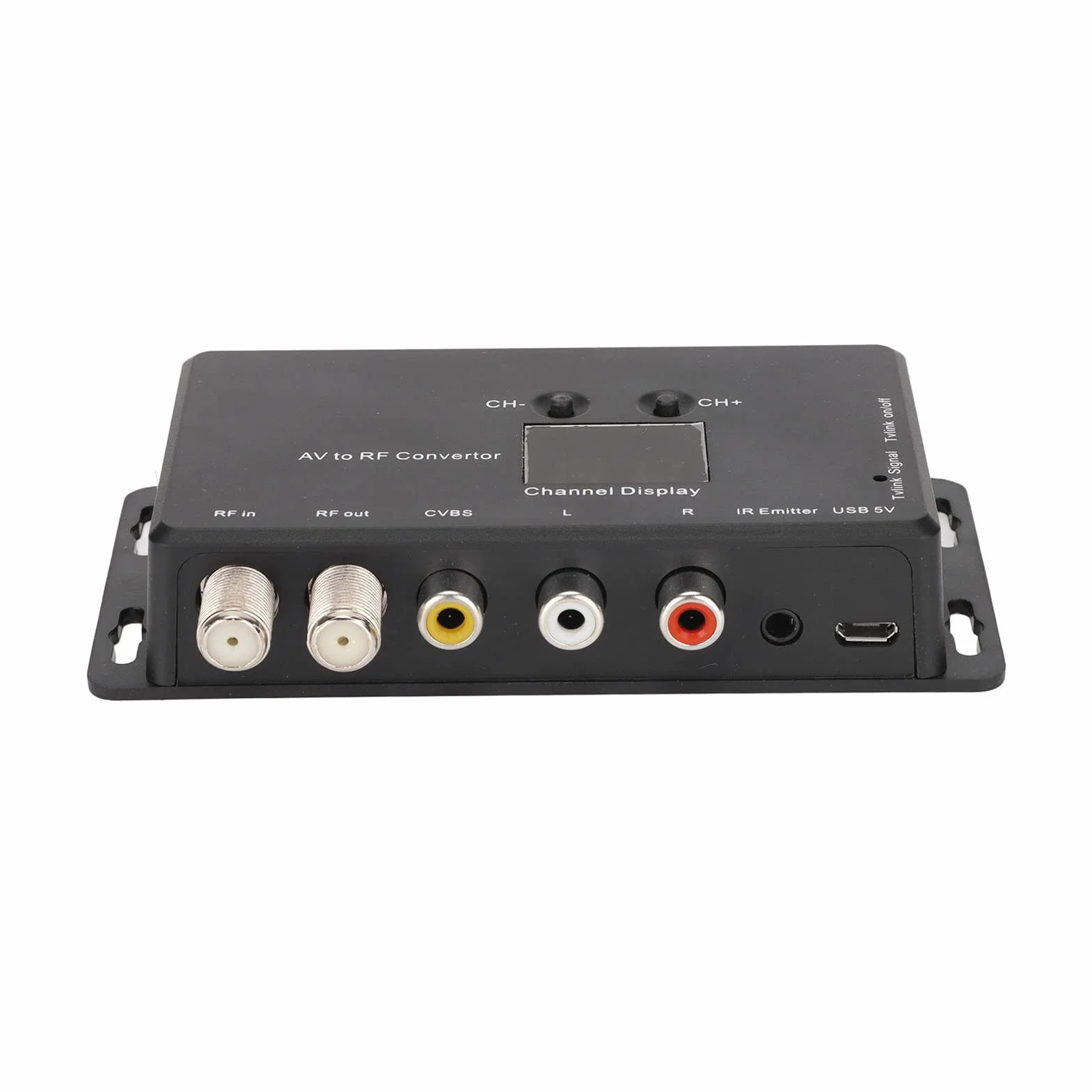 Modulator UHF - TV LINK Modulator, PAL NTSC AV do RF Modulatory Dystrybucji TV, z Gwintem Wewnętrznym AV Audio Video TV Link-Konwerter UHF do Wyjścia RF łączy SLX/TV