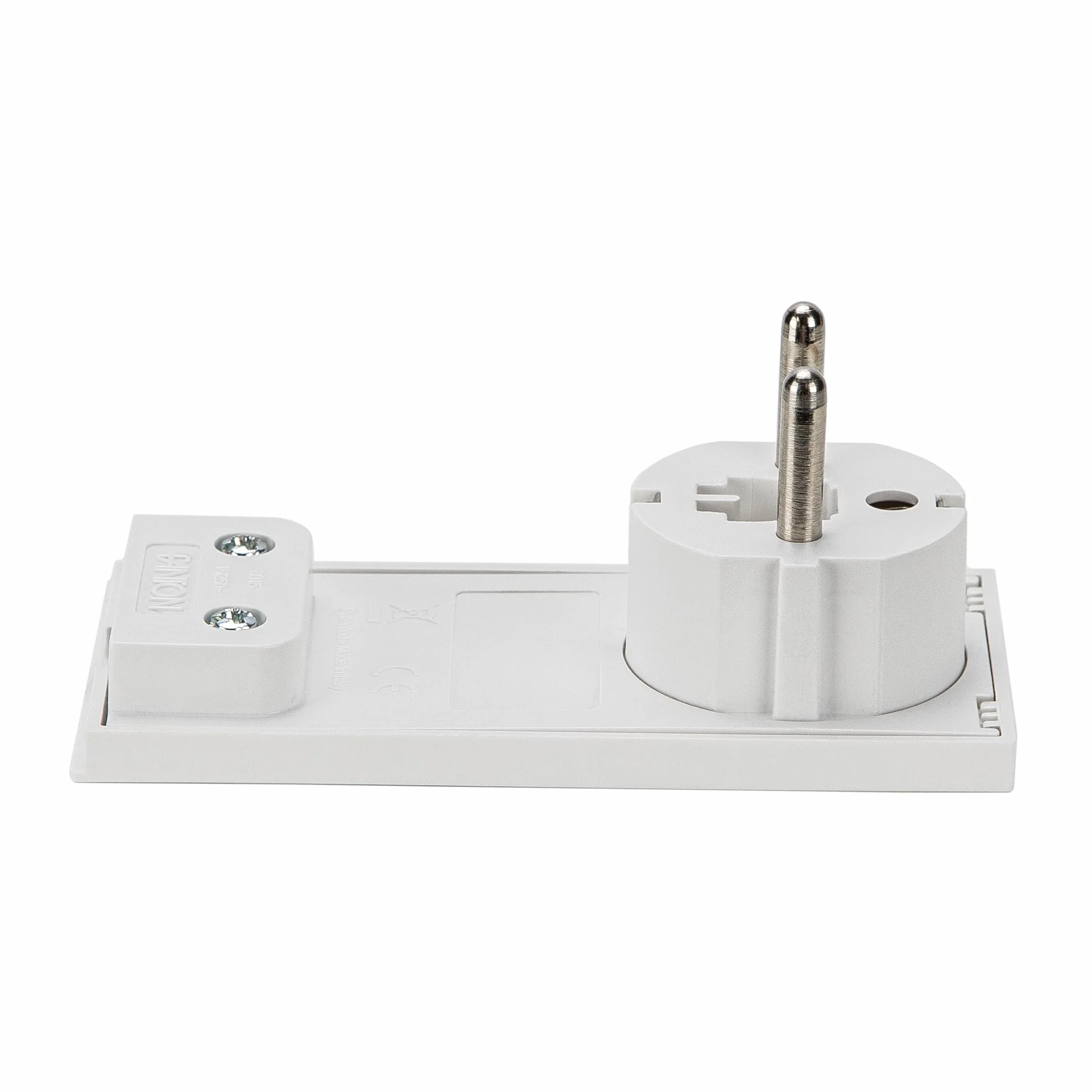 FANTON 80065-B3 3 sztuk Obrotowy ultra płaski schuko 2P+T 16A mod. CLOCK biały kolor
