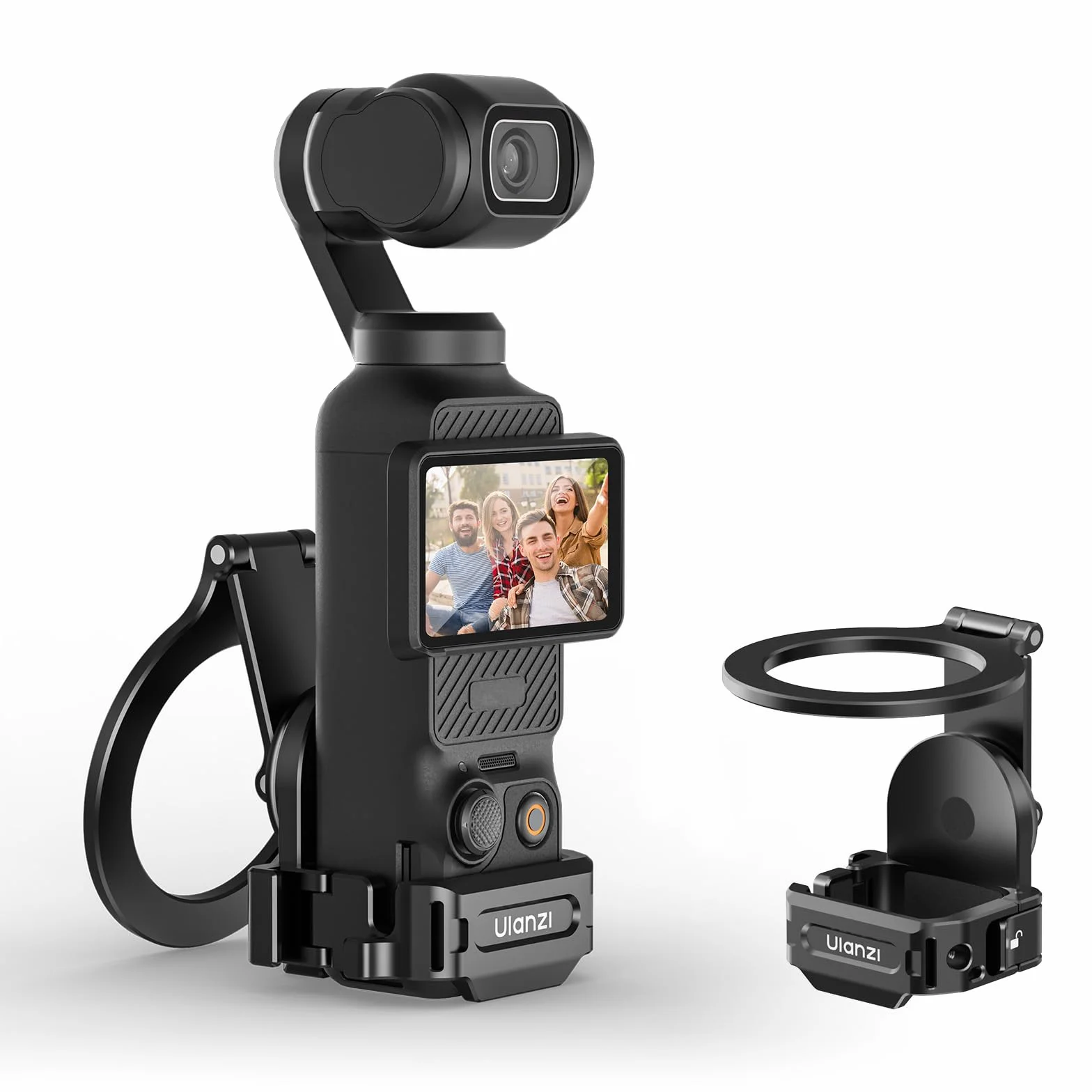 ULANZI PM01 Magnetyczny uchwyt przedłużający do DJI Osmo Pocket 3, stojak montażowy z zimną stopką, akcesoria