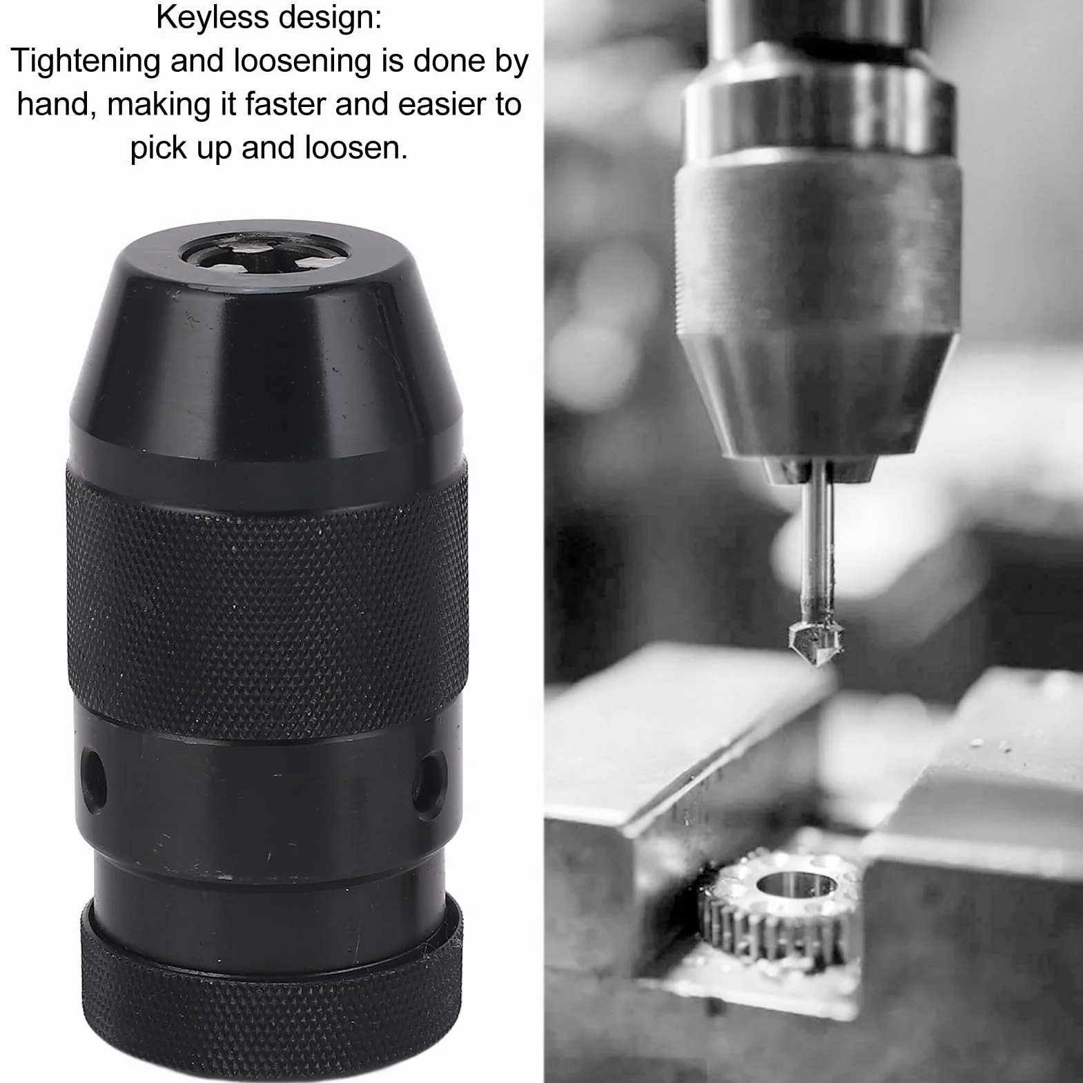 Samozaciskowe wiertło Chuck B16 High Carbon Steel 1 do 13 mm z drążkiem przedłużającym MT2 do tokarek i wiertarek
