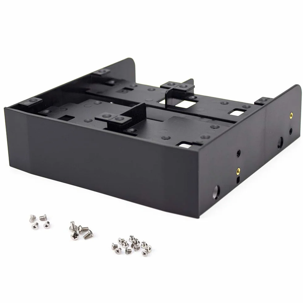 Elprico Adapter Zatoki Drive 2,5 do 5,25 Wspornik Montażowy dla HDD SSD z śrubami