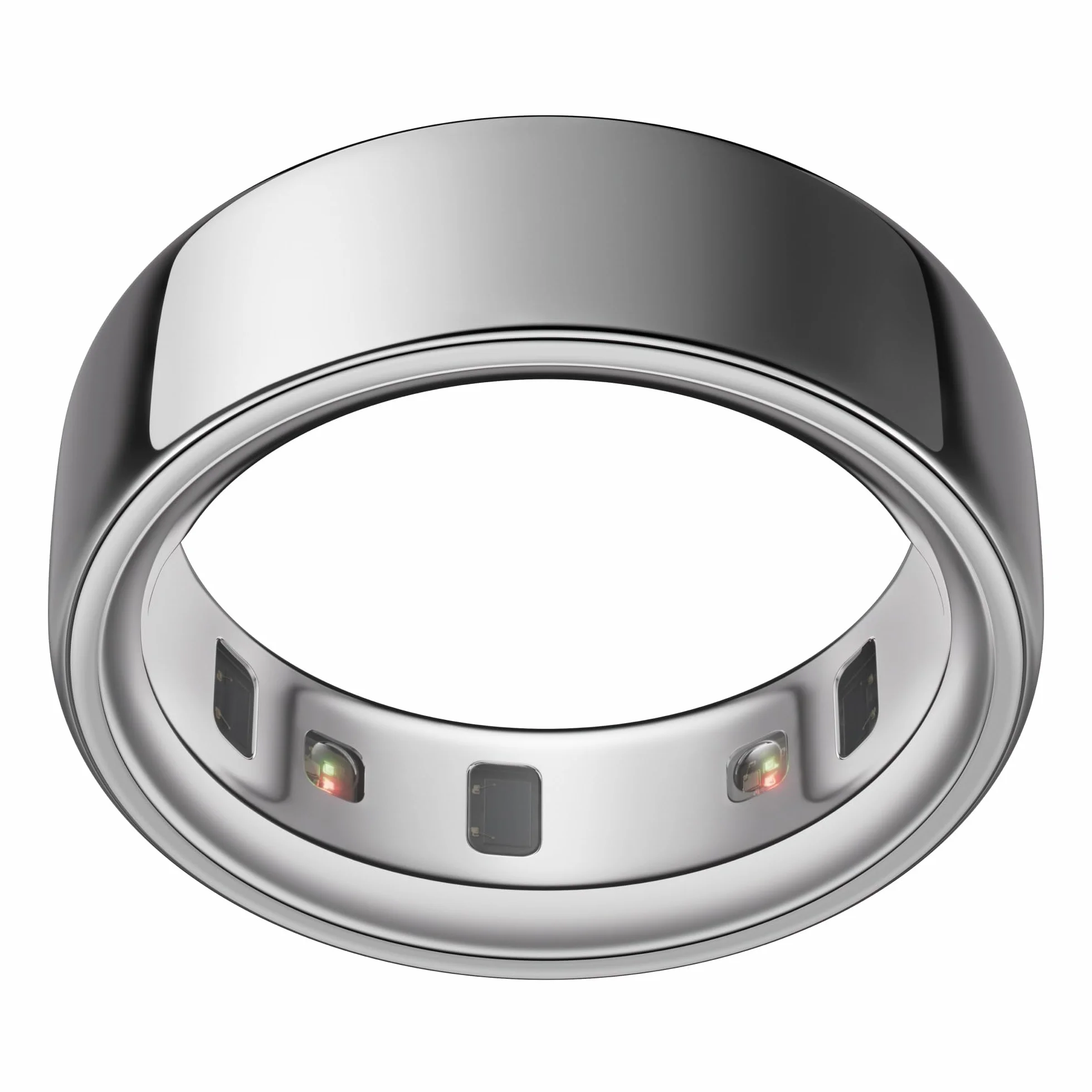 Oura Ring 4 - Silver - Rozmiar 12 Smart Ring | Najpierw dobierz rozmiar z zestawem miarowym OR4 | Urzadzenie noszenia pomiaru jakosci snu - Tetno - Pomiar kondycji - Bateria do 8 dni