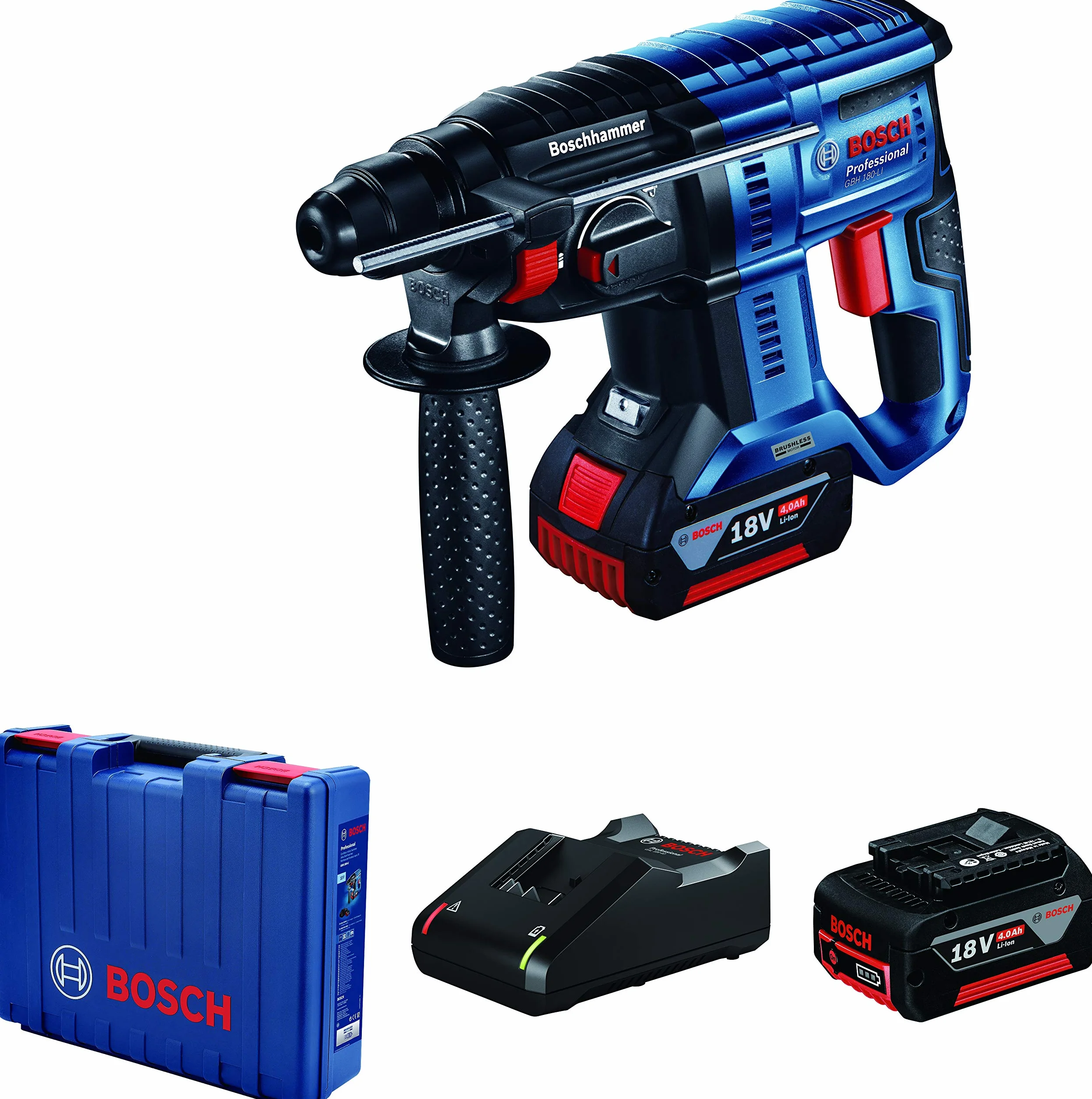 Bosch Professional akumulatorowy młot udarowo-obrotowy GBH 180-LI 18V 4.0Ah
