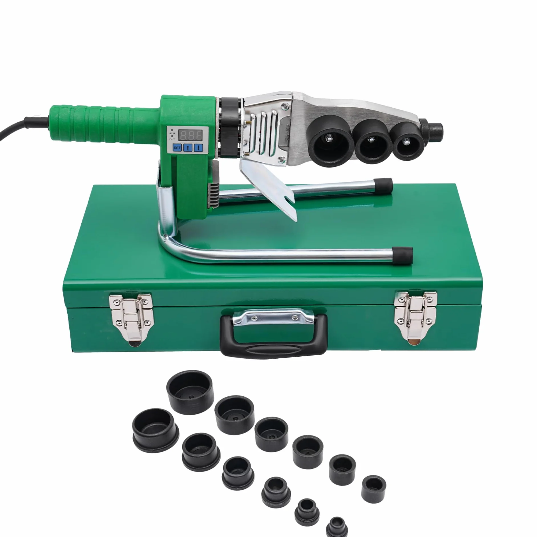 Zgrzewarka do muf PE 1600 W, regulowana 25-385 °C, spawarka do rur PPR, 20/25/32/40/50/63 mm