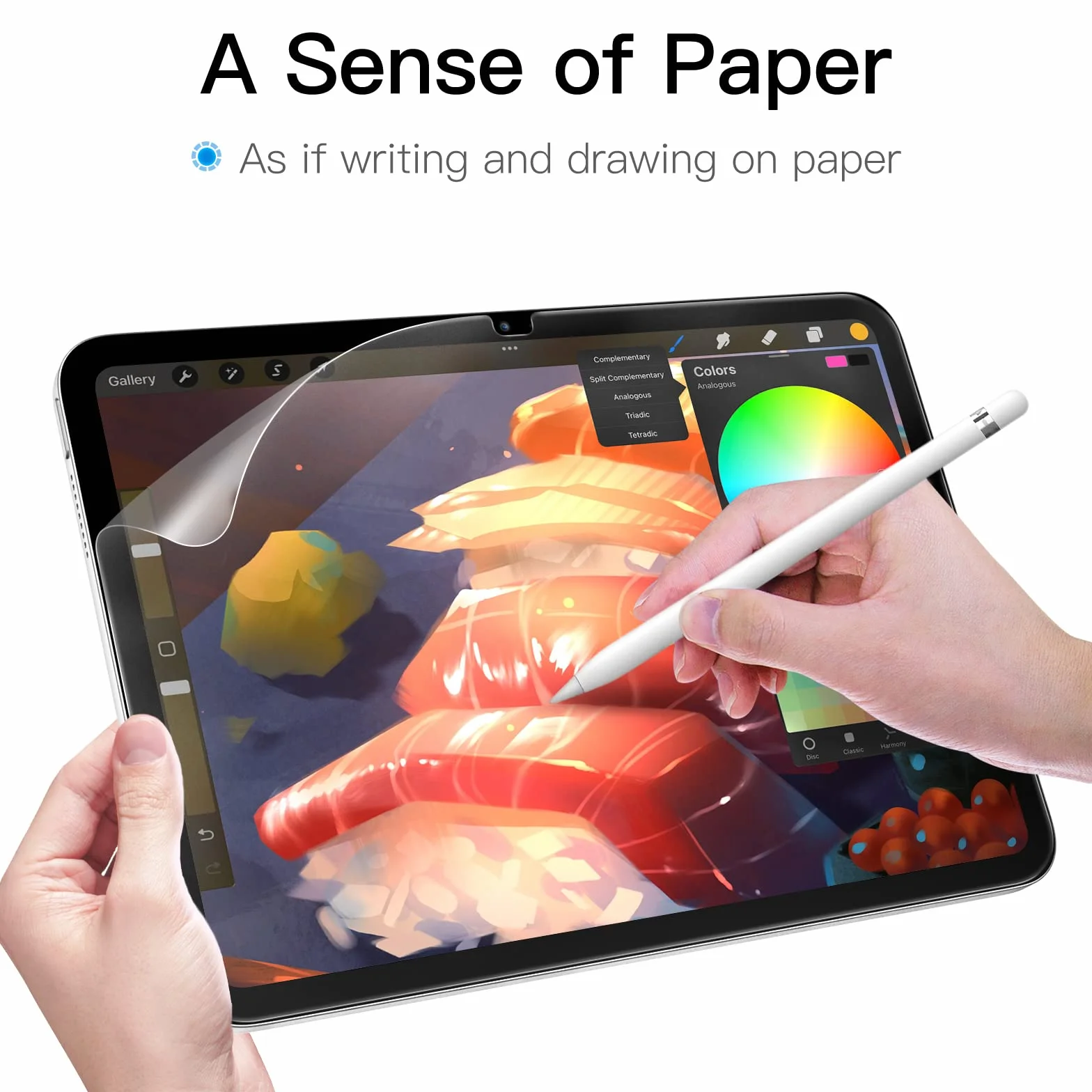 JETech Papierowa Ochraniacz Ekranu dla iPad (A16) 11./10. Generacja (2025/2022), Przeciwodblaskowy, Matowa Folii PET