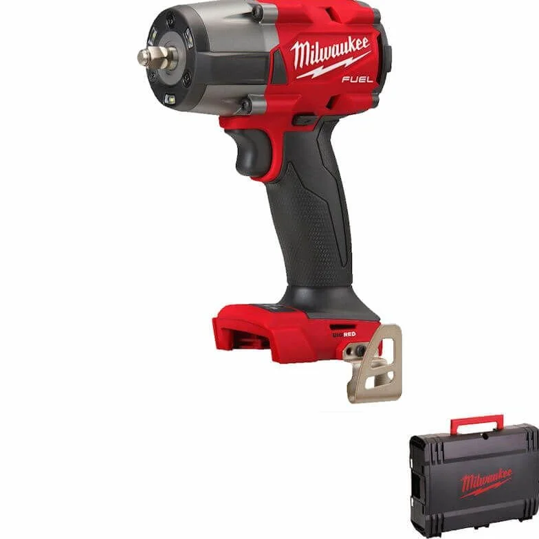 Milwaukee M18 Fueltm M18FMTIW2F38-0X Akumulatorowy Klucz Udarowy, Czarny/Czerwony, 18 V