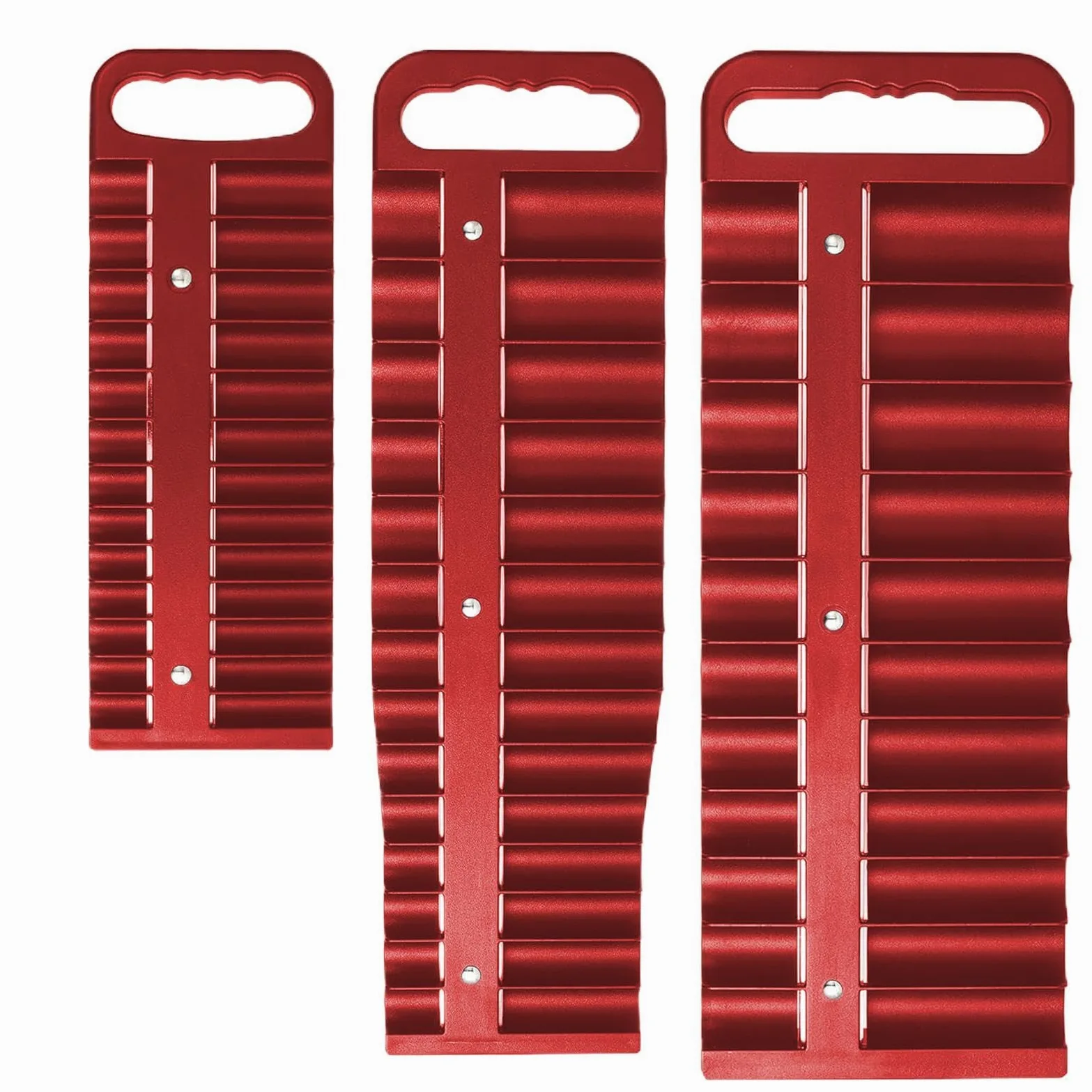 Magnetyczny organizer na narzędzia, zestaw 3 sztuk, magnetyczny uchwyt na gniazdo i taca do organizera, do garażu, warsztatu, na wesela, urodziny i Boże Narodzenie, wymiary 30 x 9 cm