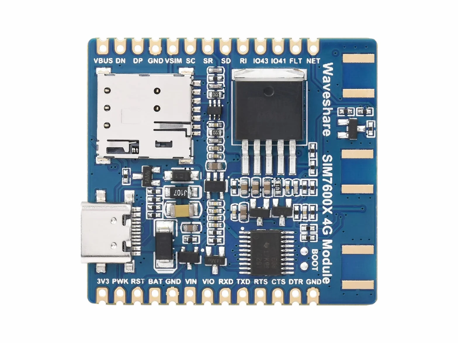 Waveshare SIM7600E-H 4G Module GNSS Raspberry Pi