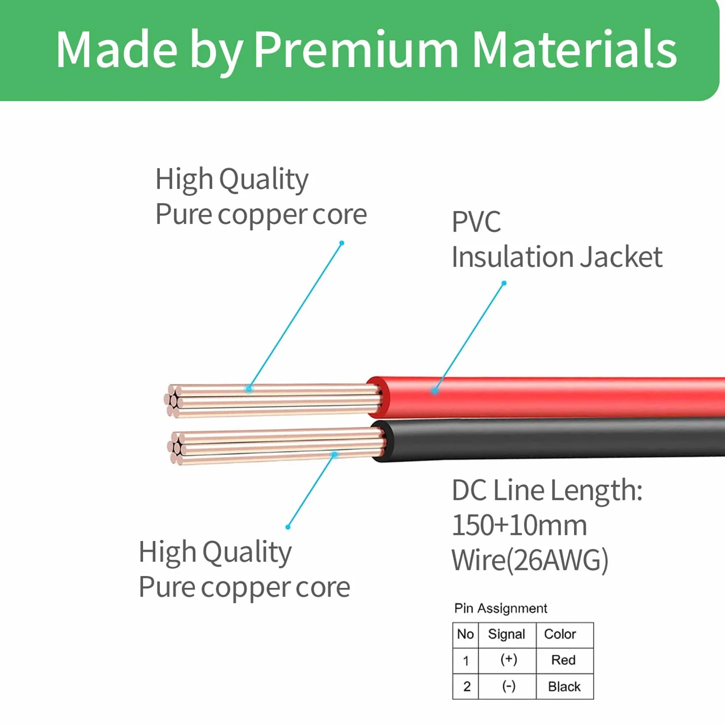 Wentylator chłodzący bezszczotkowy 12 V DC 60x60x15 mm 2-pin łożysko kulkowe 6015
